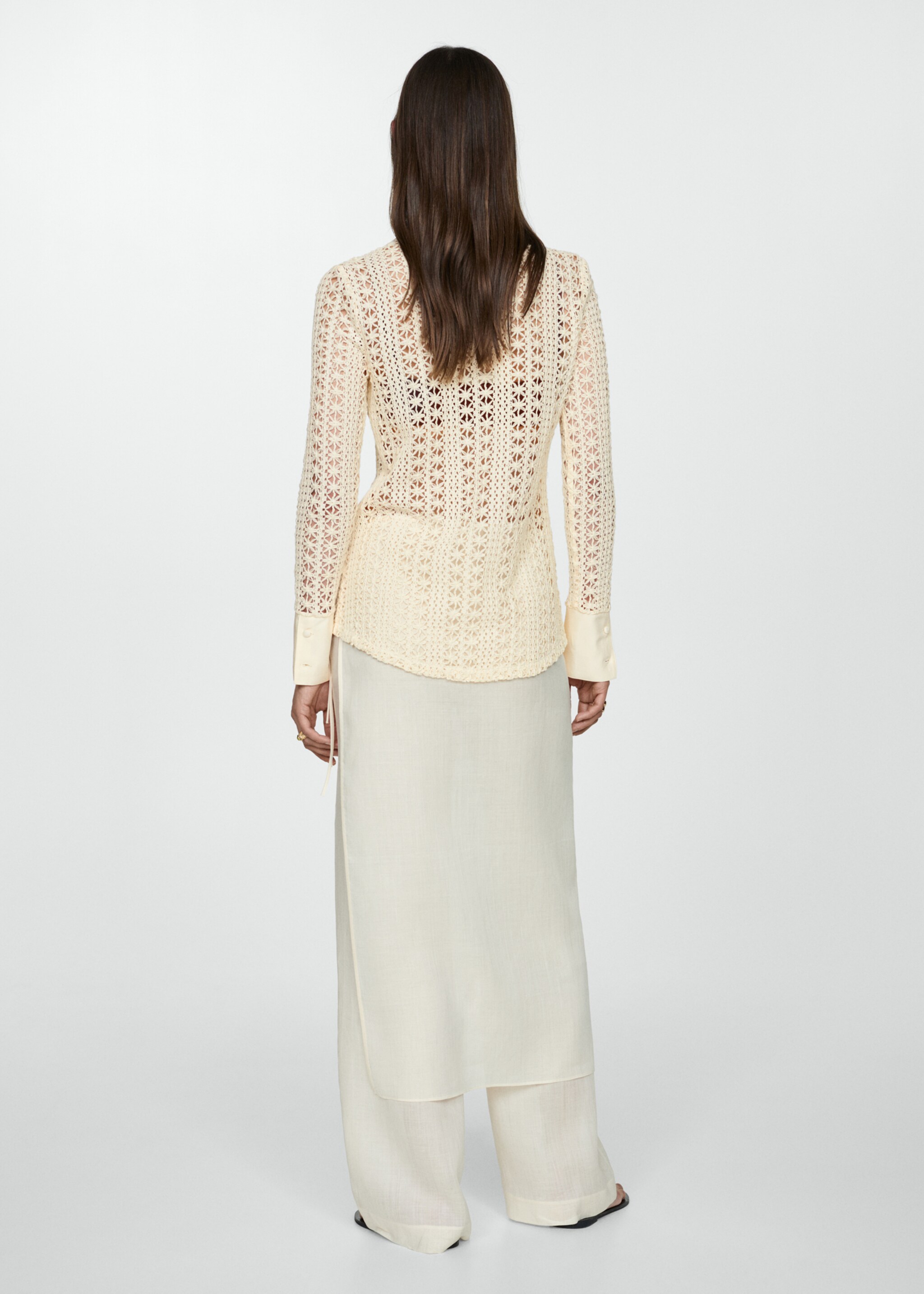 Chemise crochet - Verso de l’article