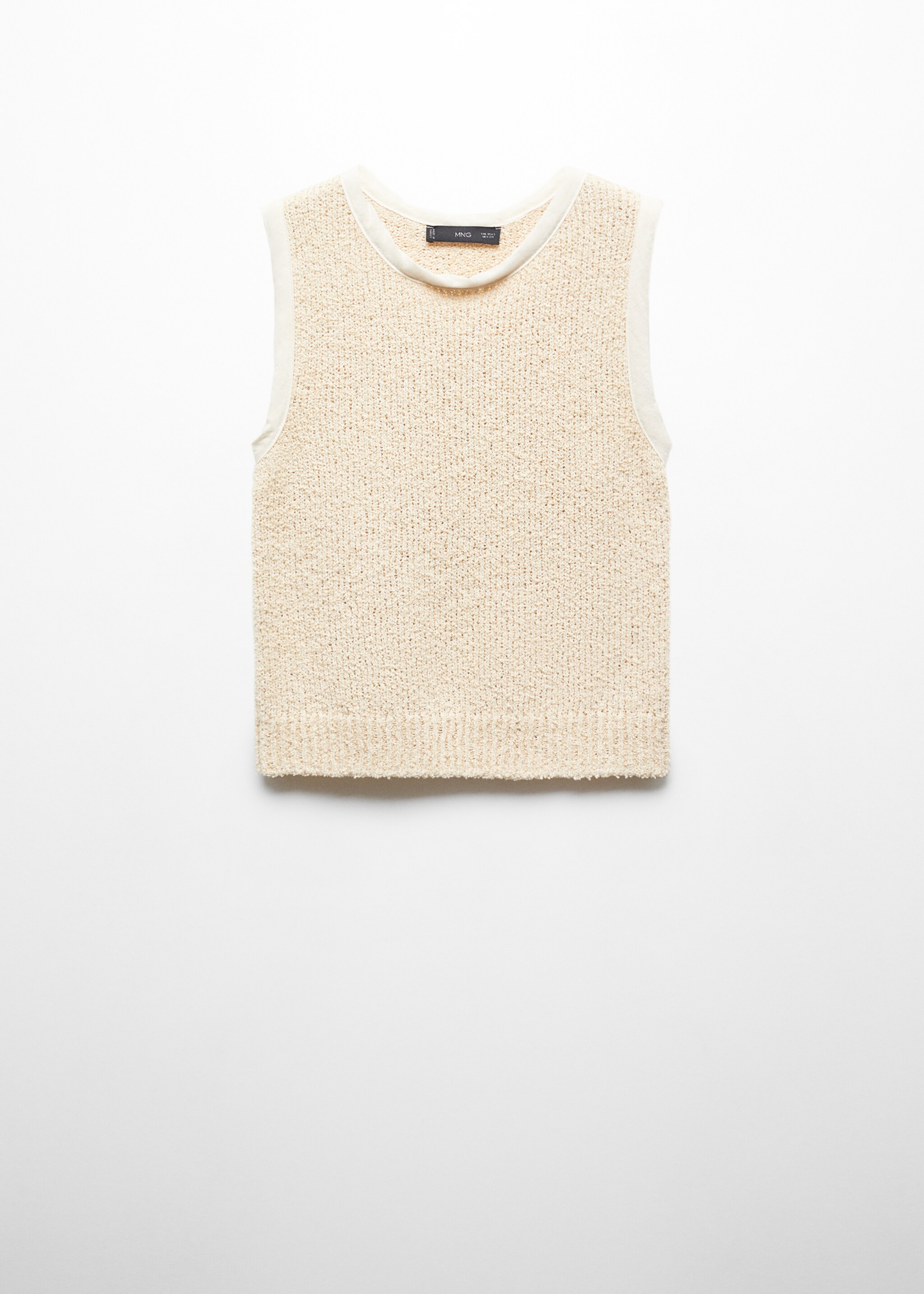 Top with contrasting finishes - Article without model