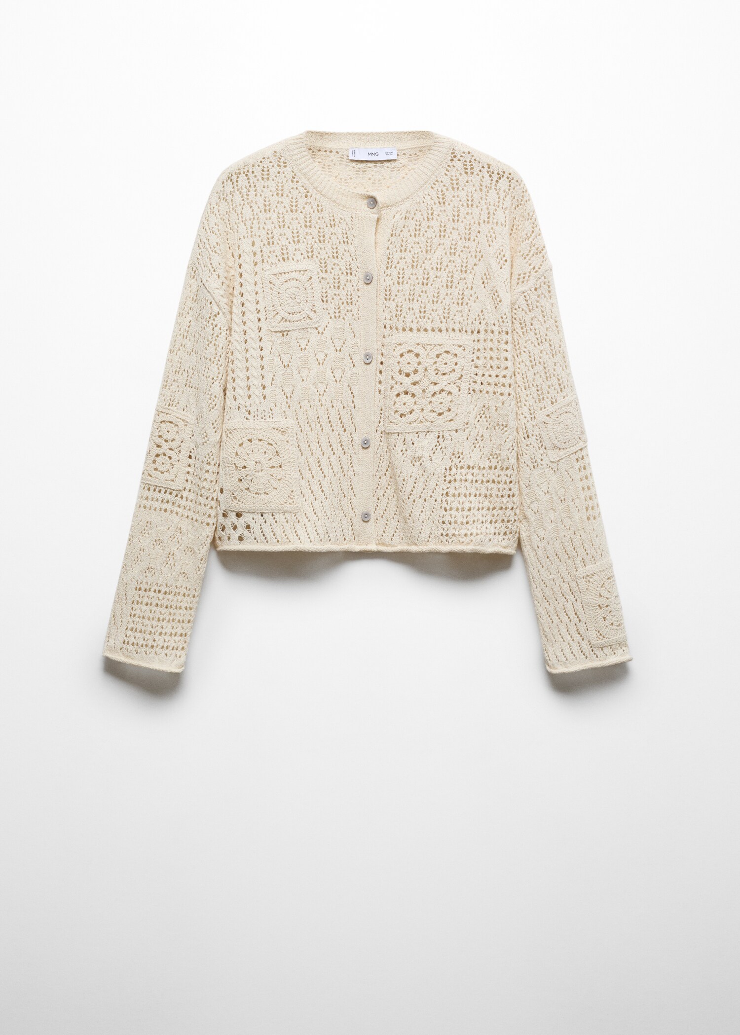 Cardigan ajouré boutons - Article sans modèle