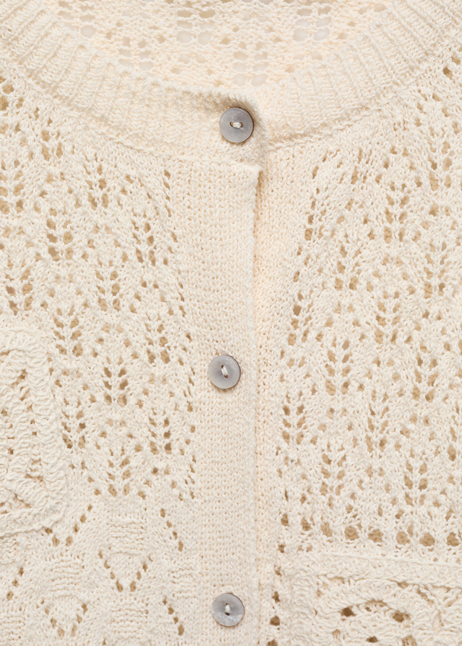 Cardigan ajouré boutons - Détail de l'article 8