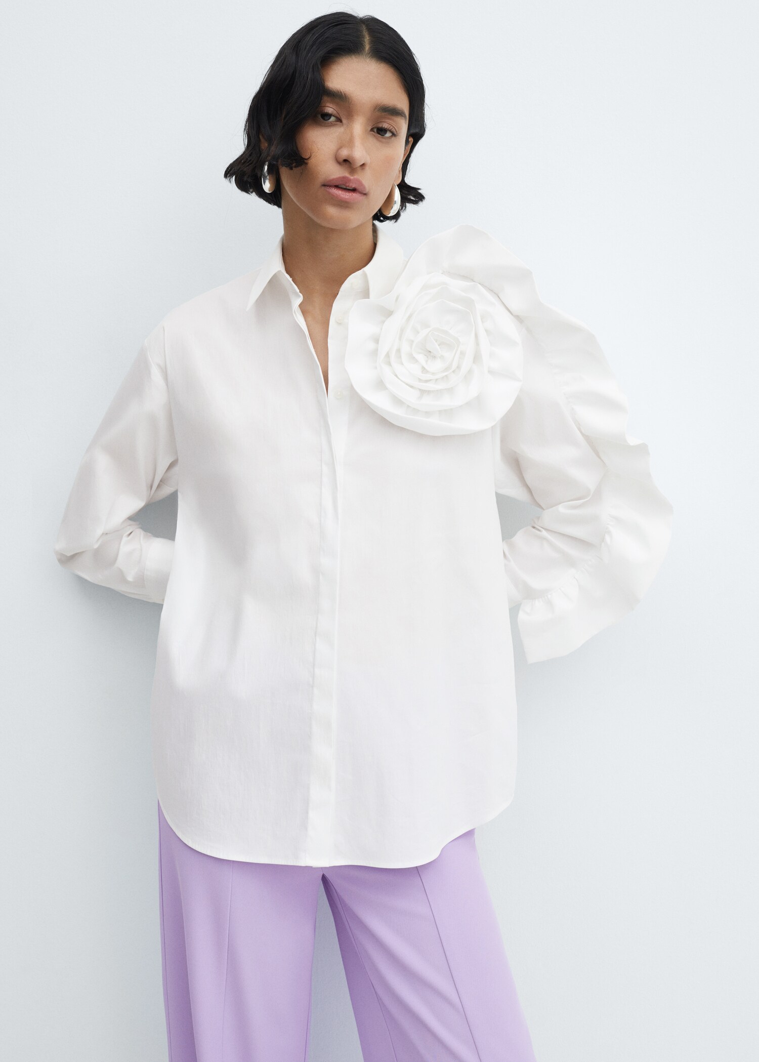 Chemise maxifleur - Plan moyen