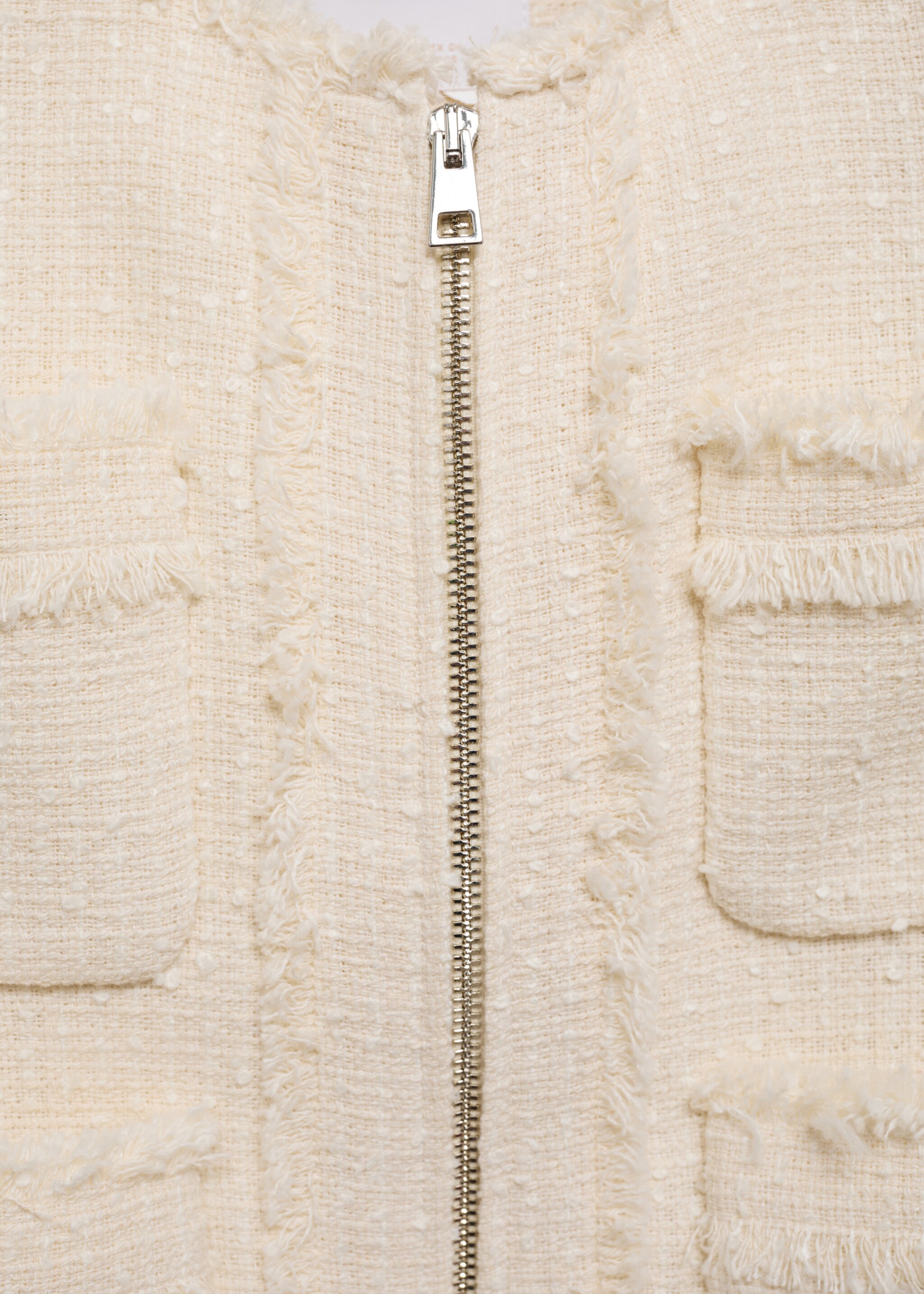 Tweed jacket with zip - Details of the article 8
