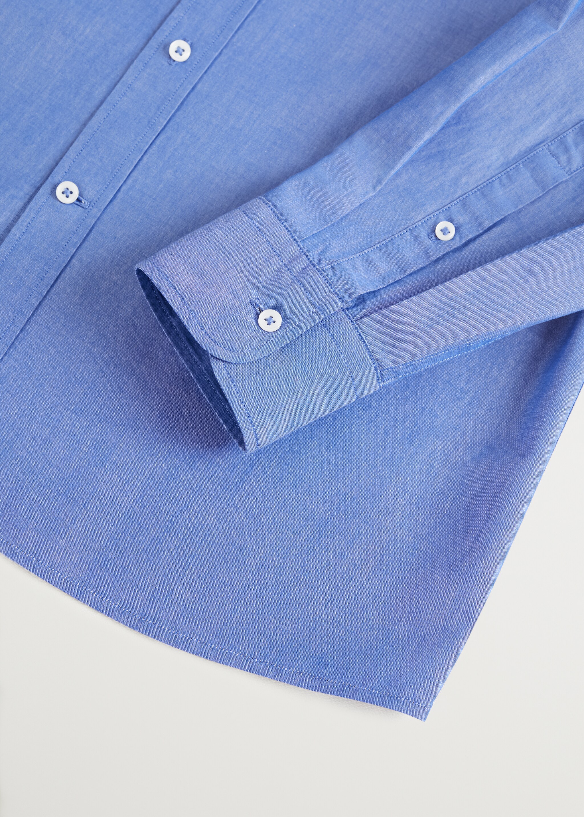 Camisa regular fit cuello mao - Detalle del artículo 7