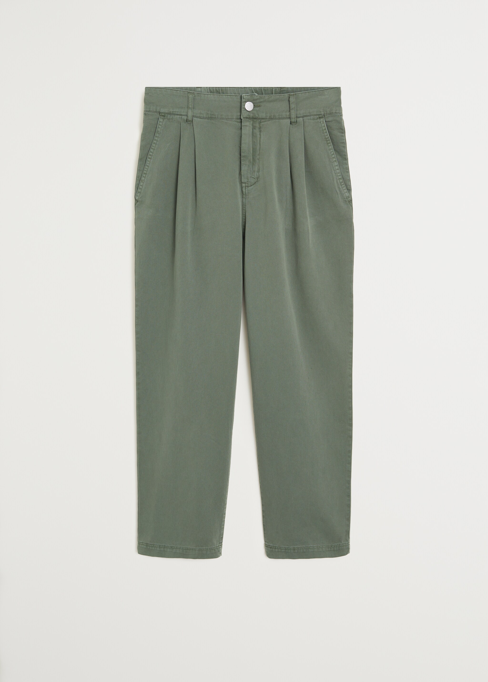 Relaxed cotton trousers - Article without model