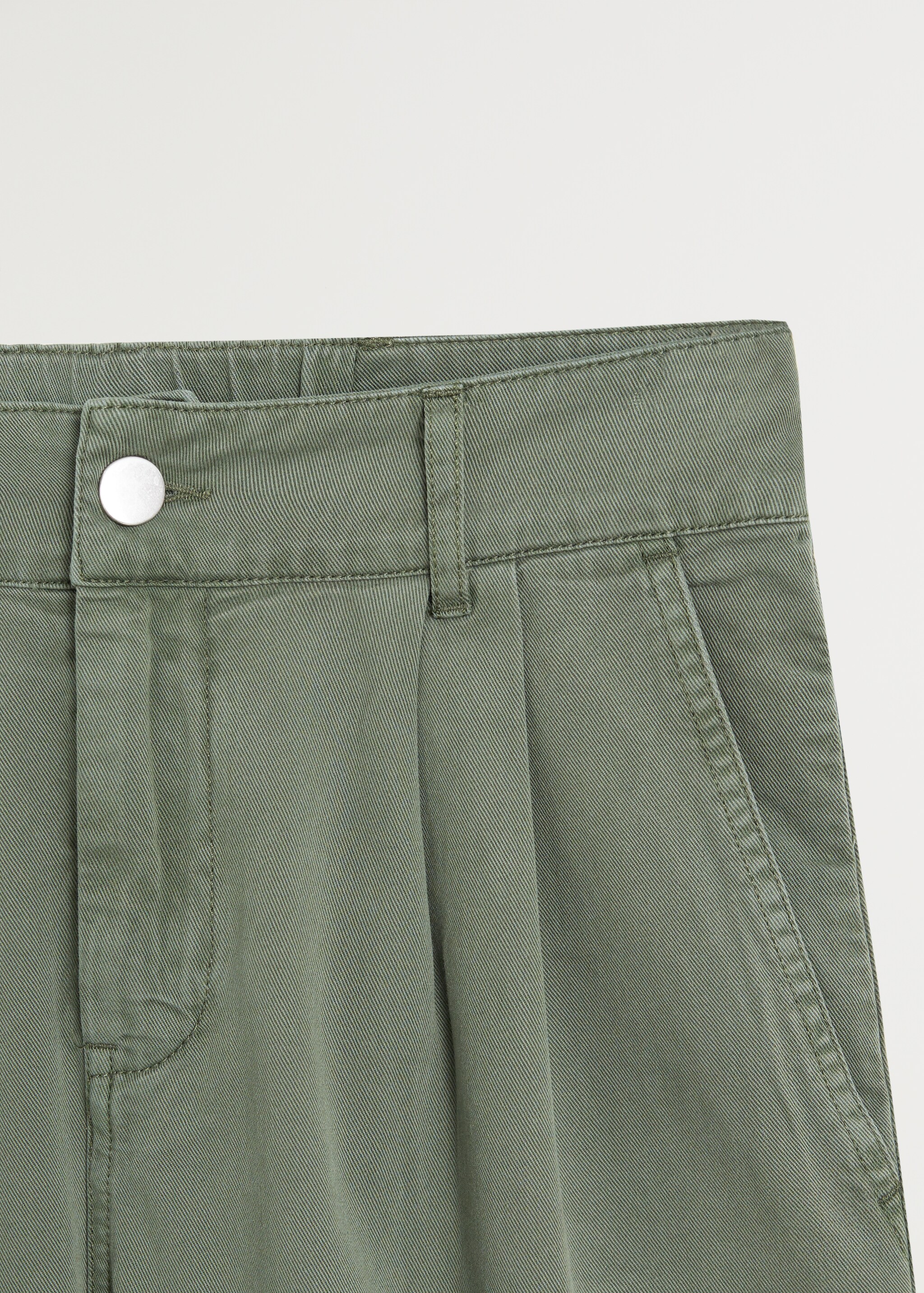 Relaxed cotton trousers - Details of the article 0