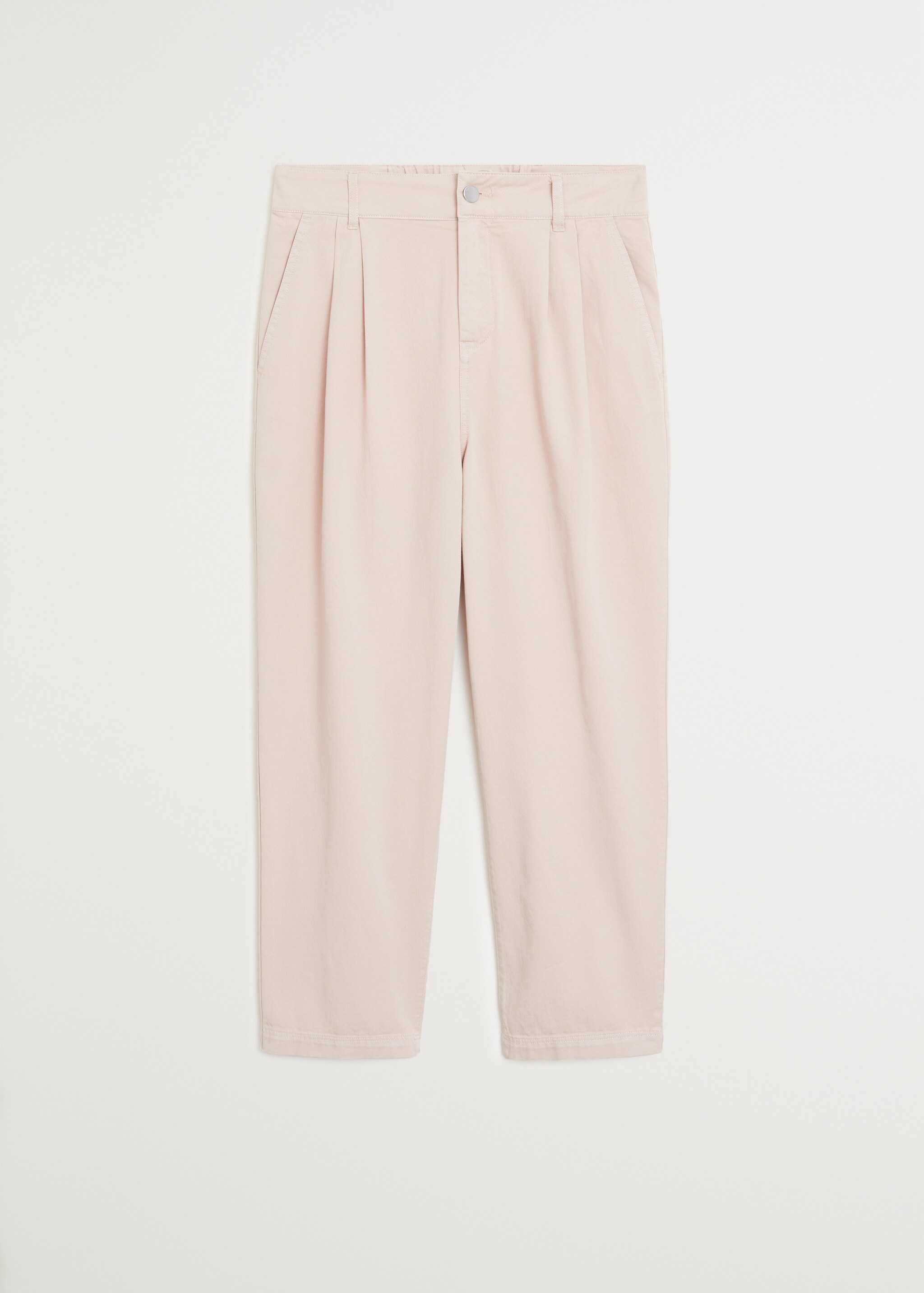 Relaxed cotton trousers - Article without model