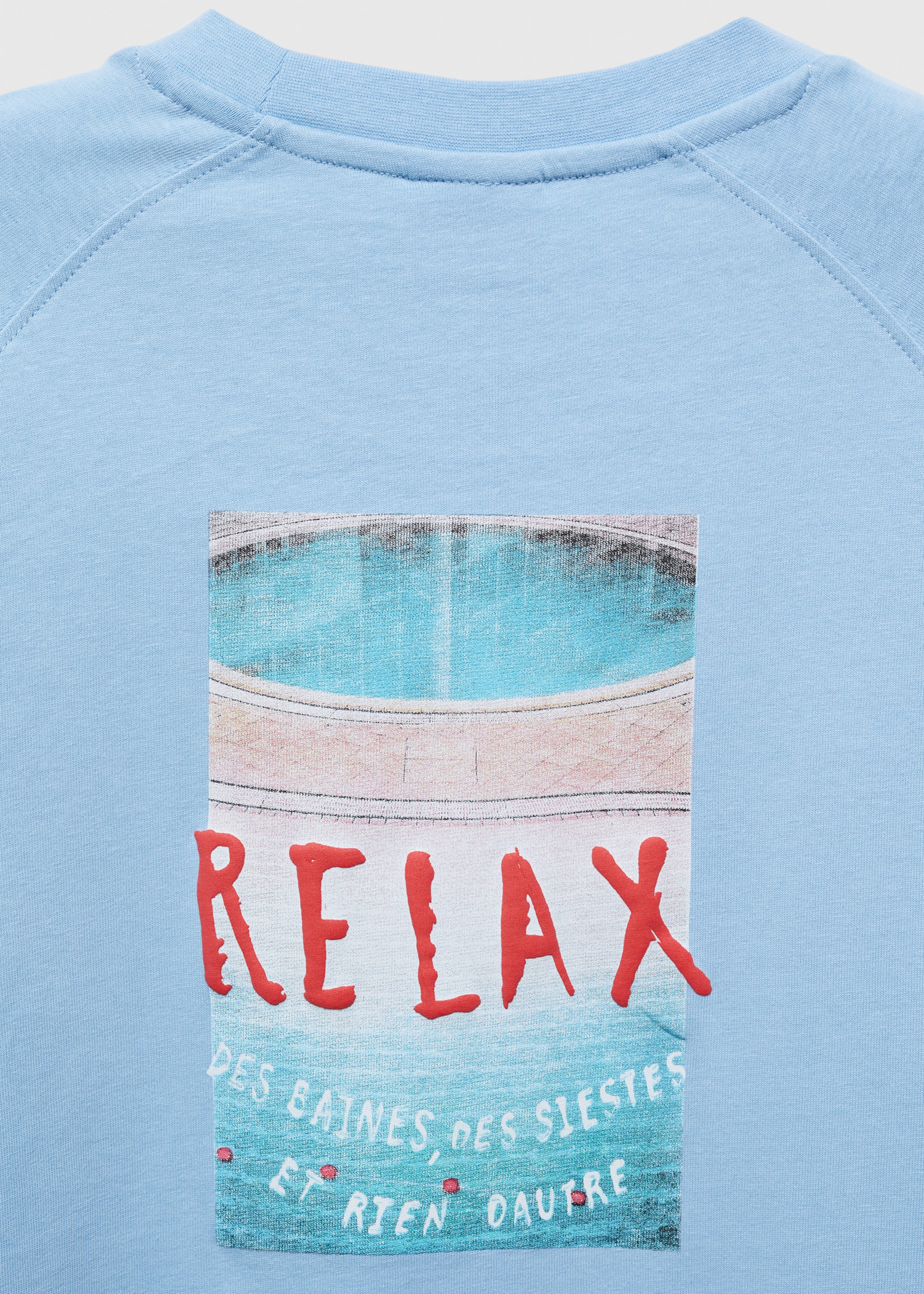 100% cotton sweatshirt with printed drawing - Details of the article 8