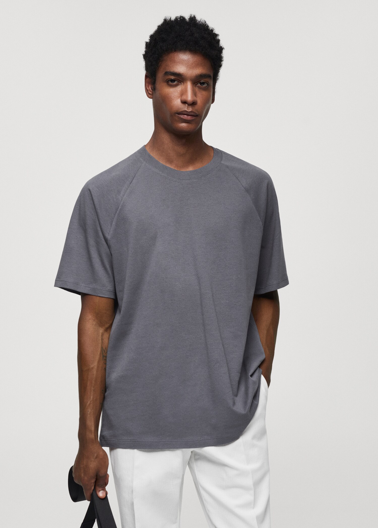 T-shirt coton relaxed-fit - Plan moyen