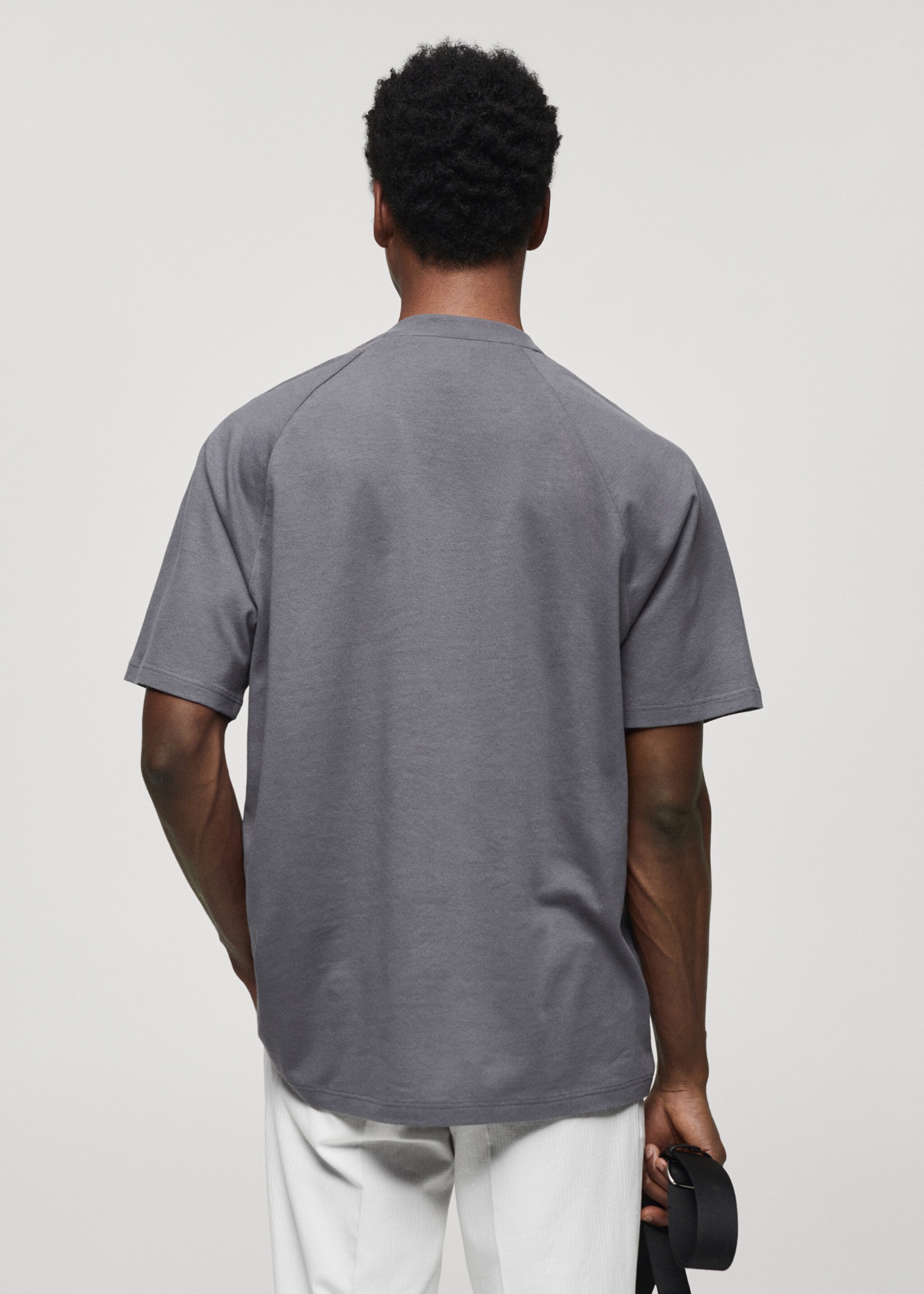Relaxed Fit-T-Shirt aus Baumwolle - Rückseite des Artikels
