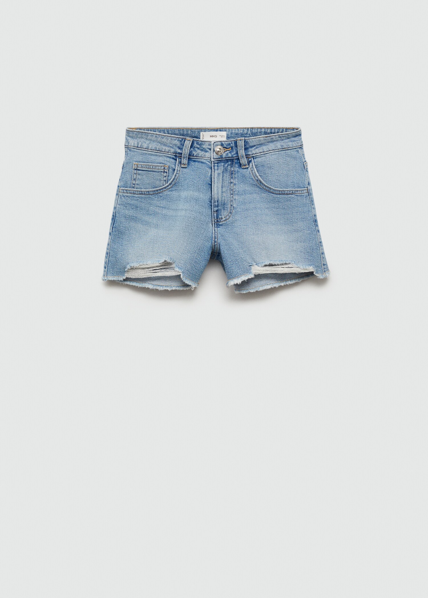 Jeansshorts mit Zierrissen - Artikel ohne Model