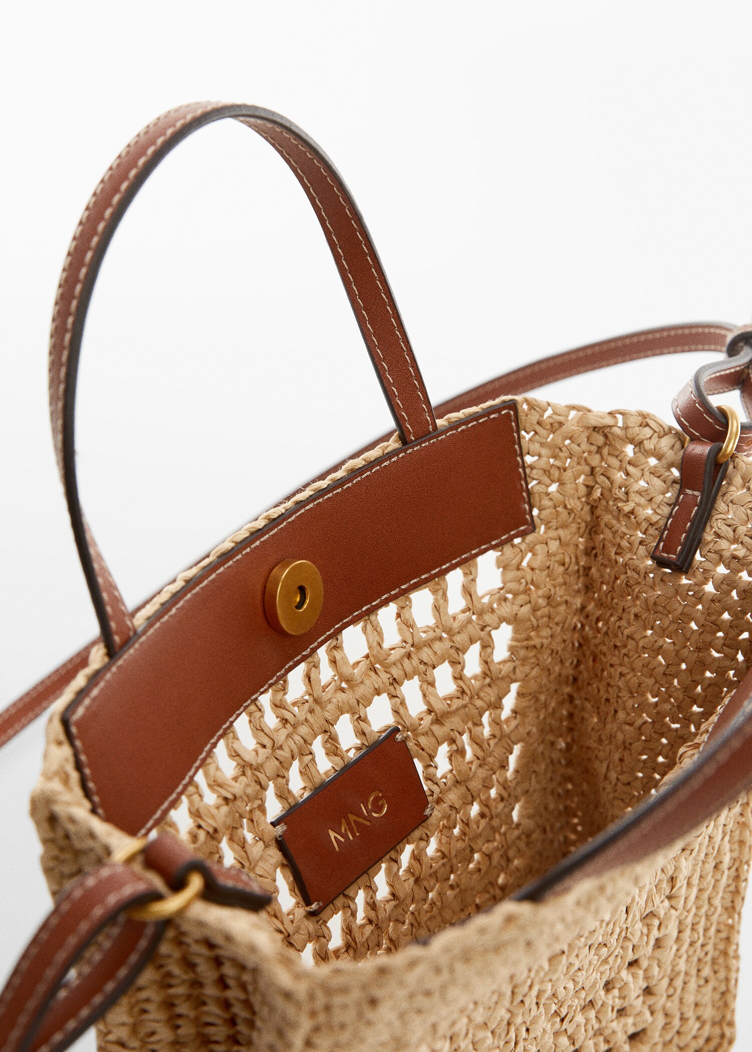 Natural fibre shoulder bag - Details of the article 1