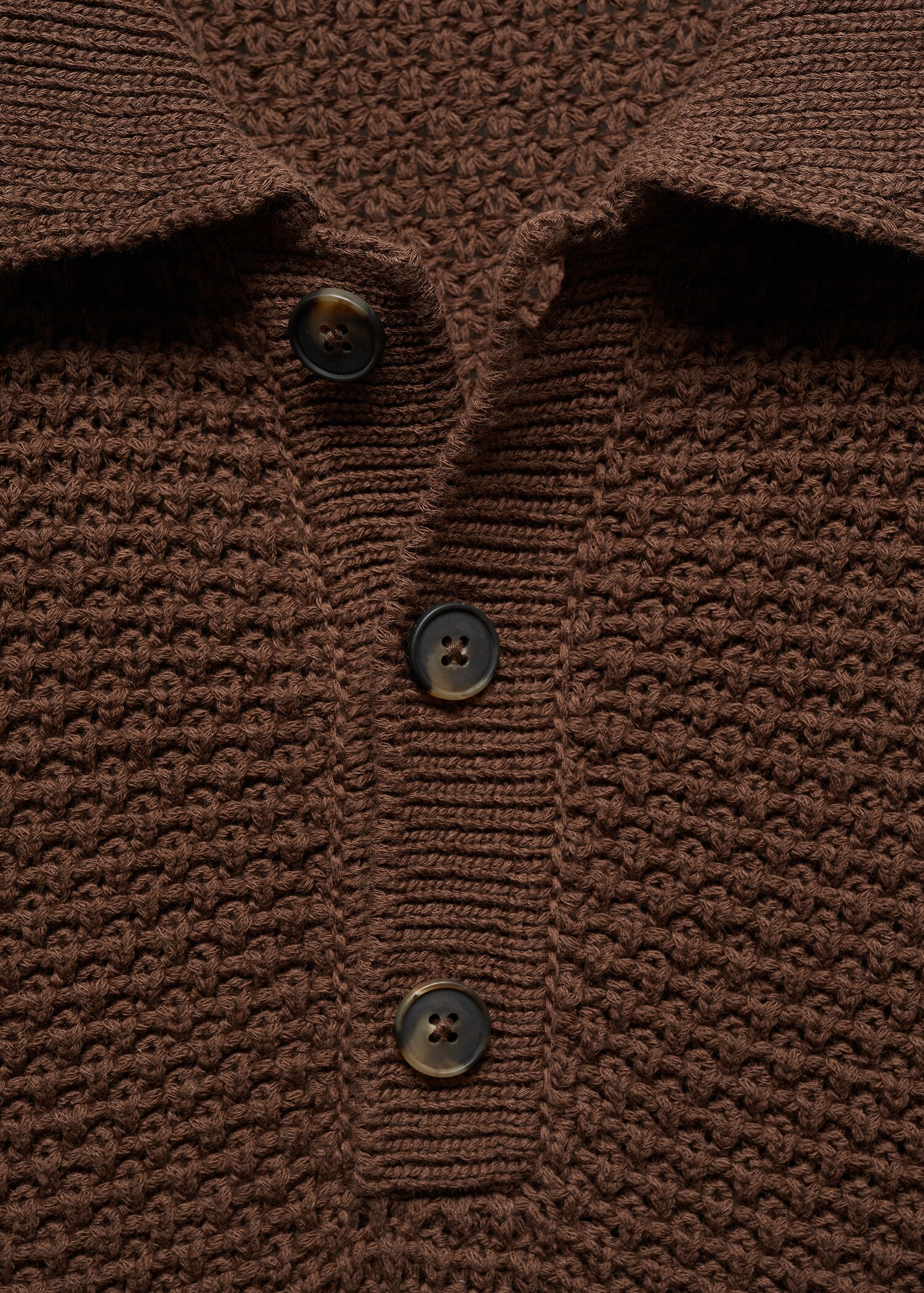 100% cotton braided knitted polo shirt - Details of the article 8
