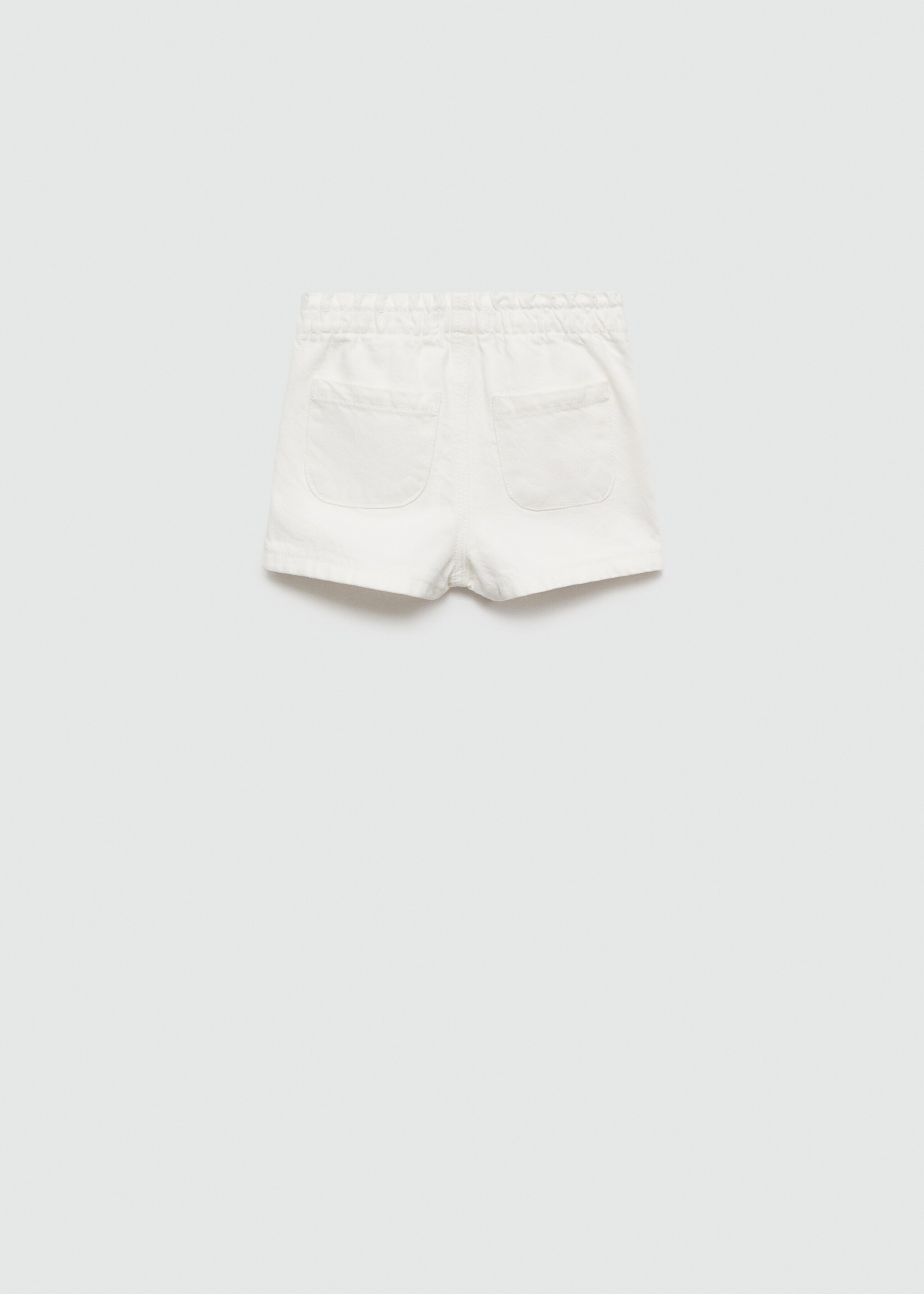 Jeansshorts mit Stretchbund - Rückseite des Artikels