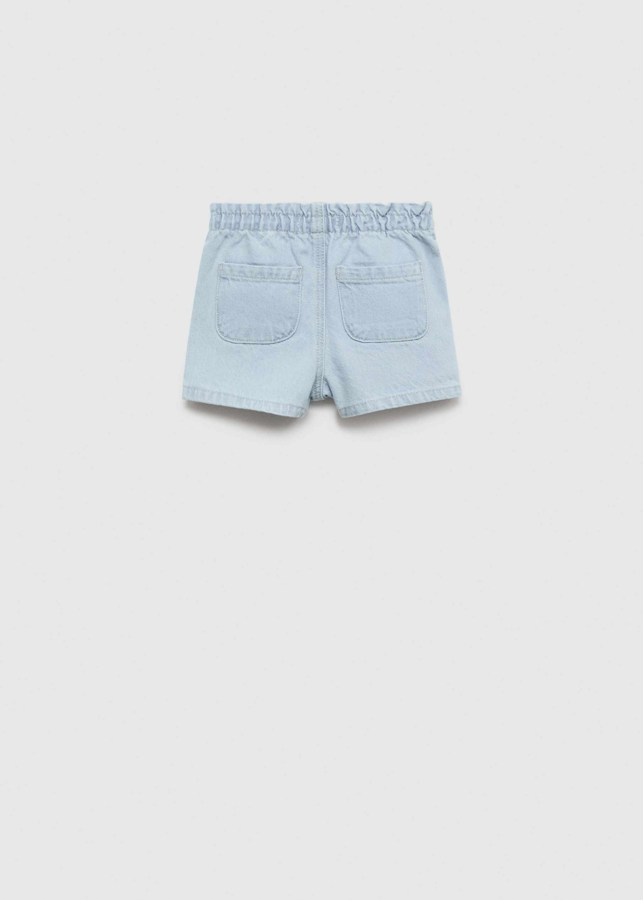 Jeansshorts mit Stretchbund - Rückseite des Artikels