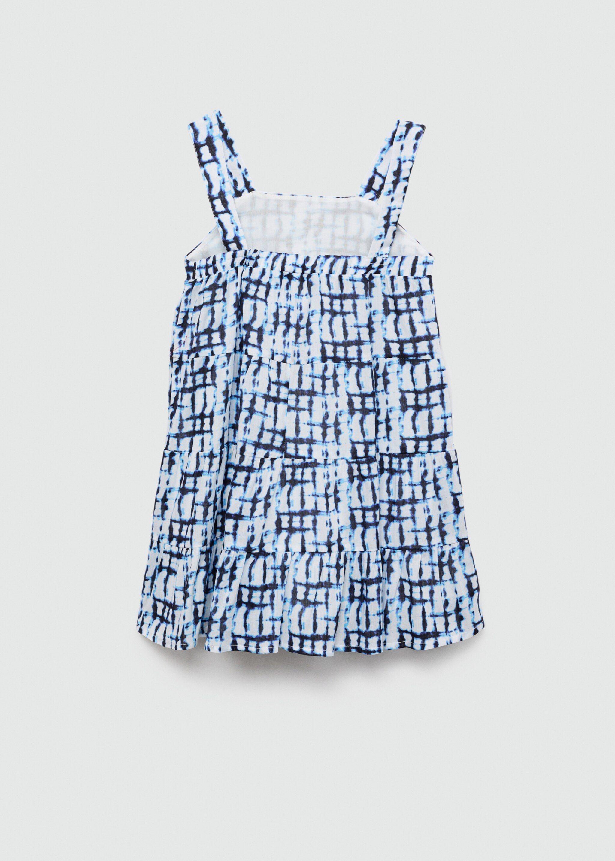 Vestido estampado tie-dye - Verso do artigo