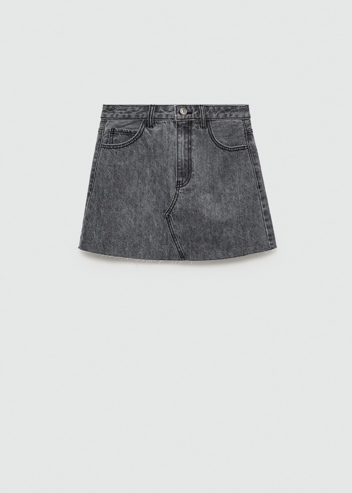 Denim mini-skirt - Article without model