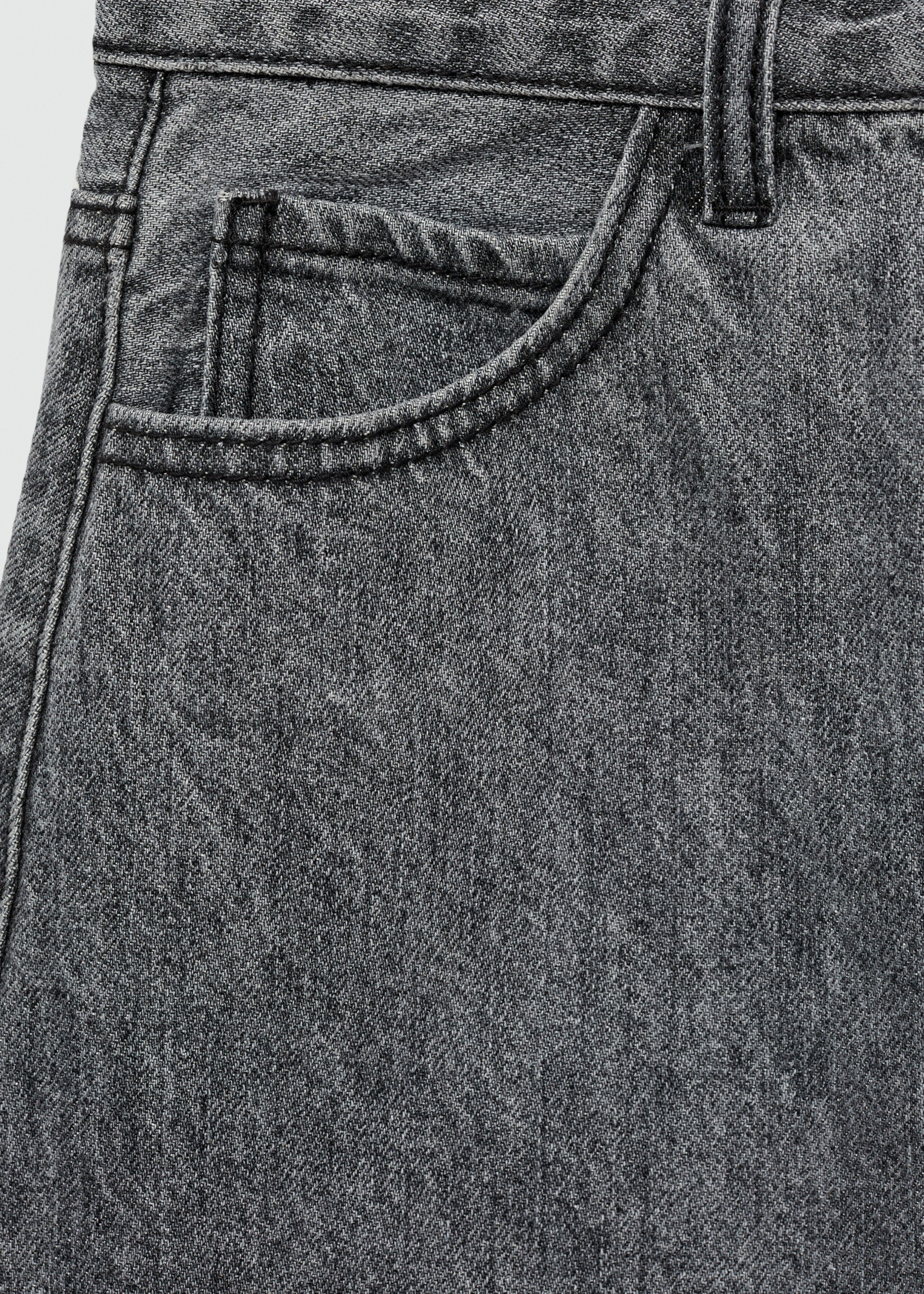 Jeans-Minirock - Detail des Artikels 8, Denim Grau. Ref: 67037923-00.