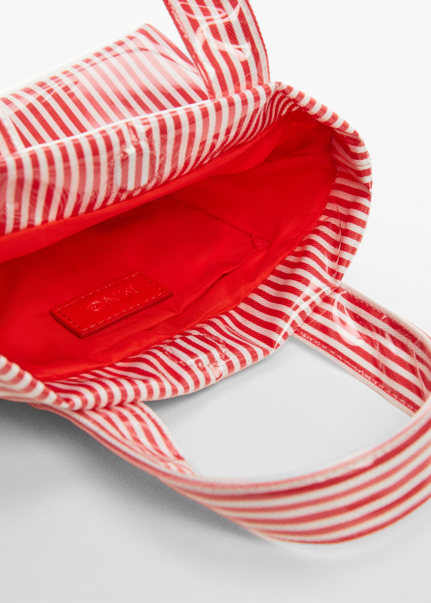 Striped handbag - Details of the article 1