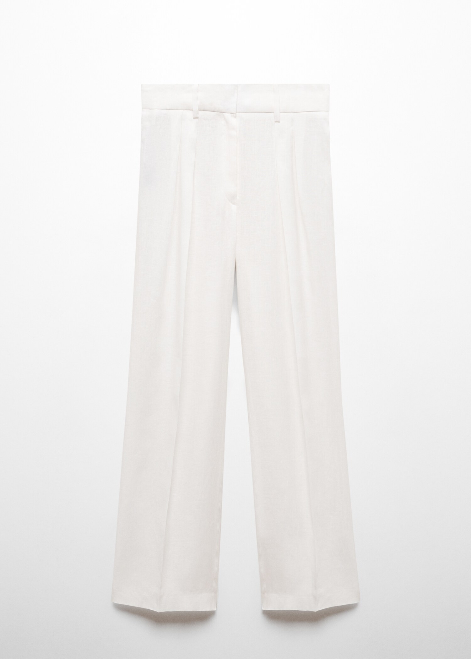 100% linen wideleg trousers - Article without model