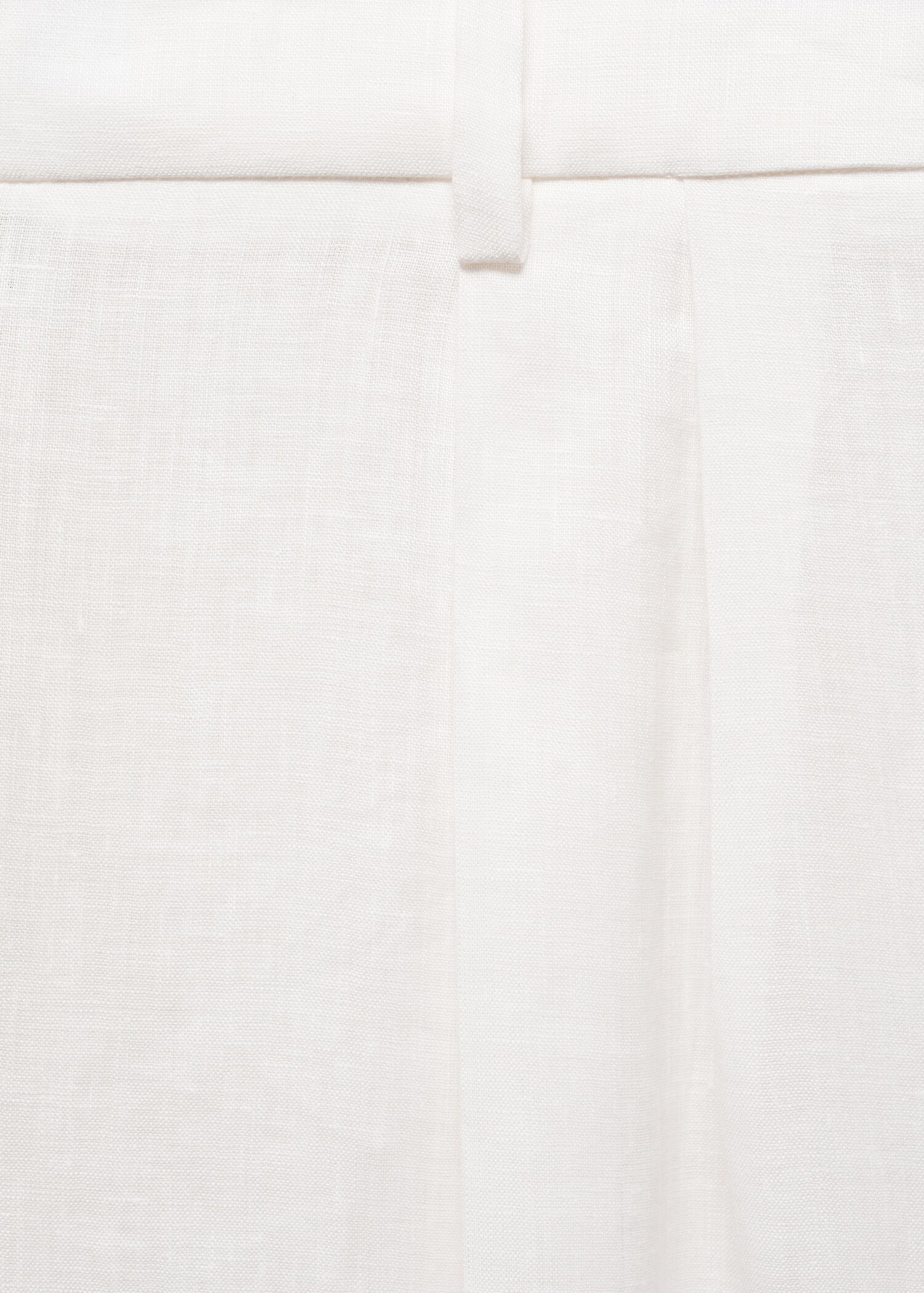 100% linen wideleg trousers - Details of the article 8