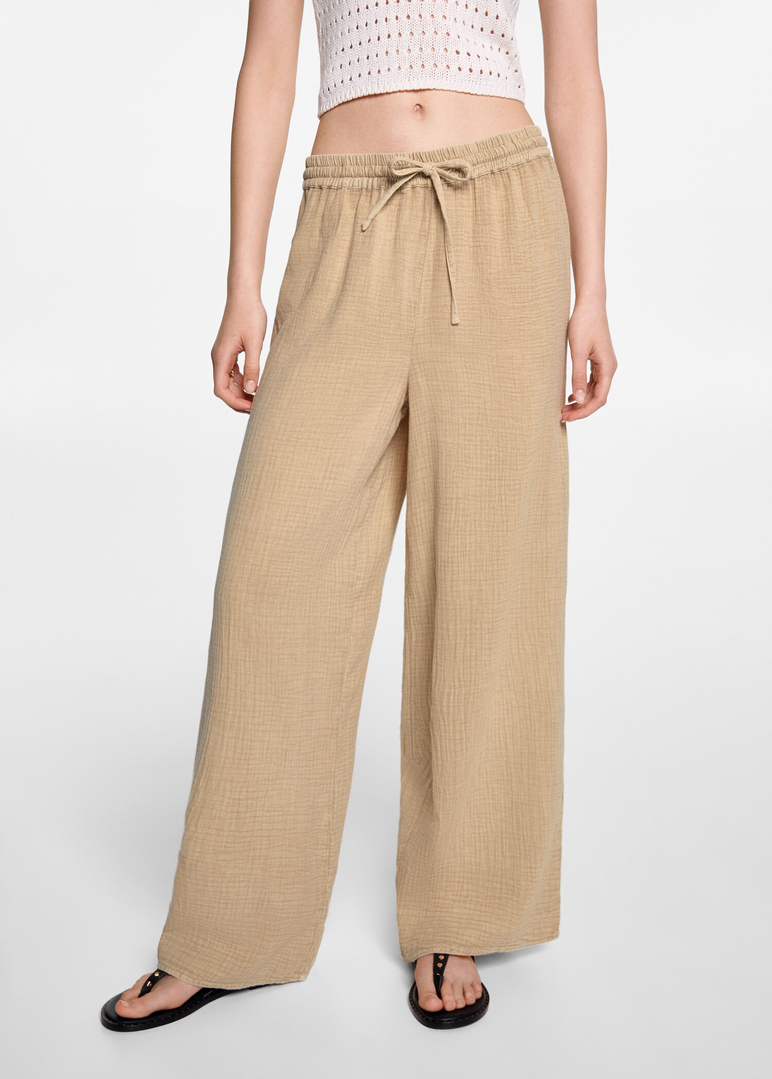 Pantalon palazzo coton - Détail de l'article 6