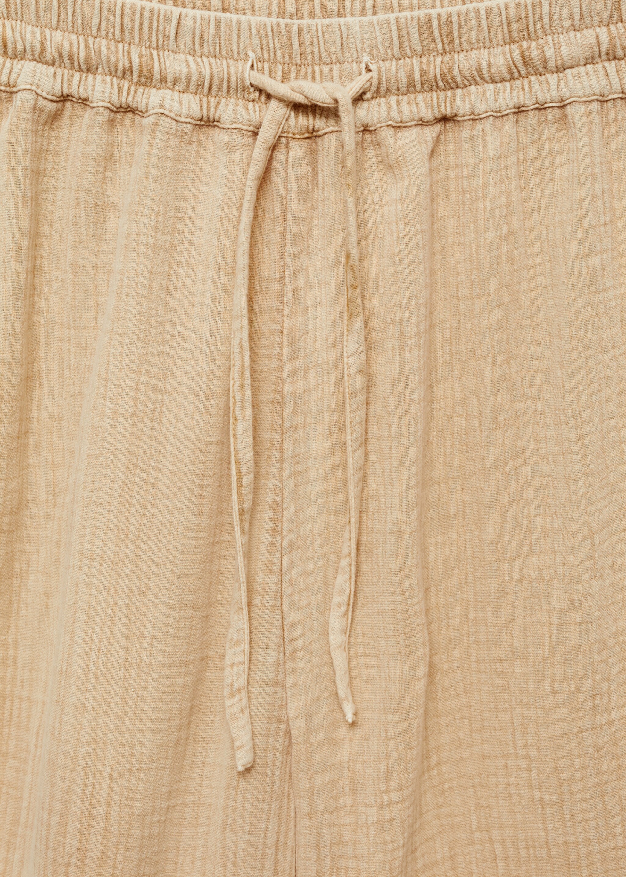 Cotton palazzo trousers - Details of the article 8