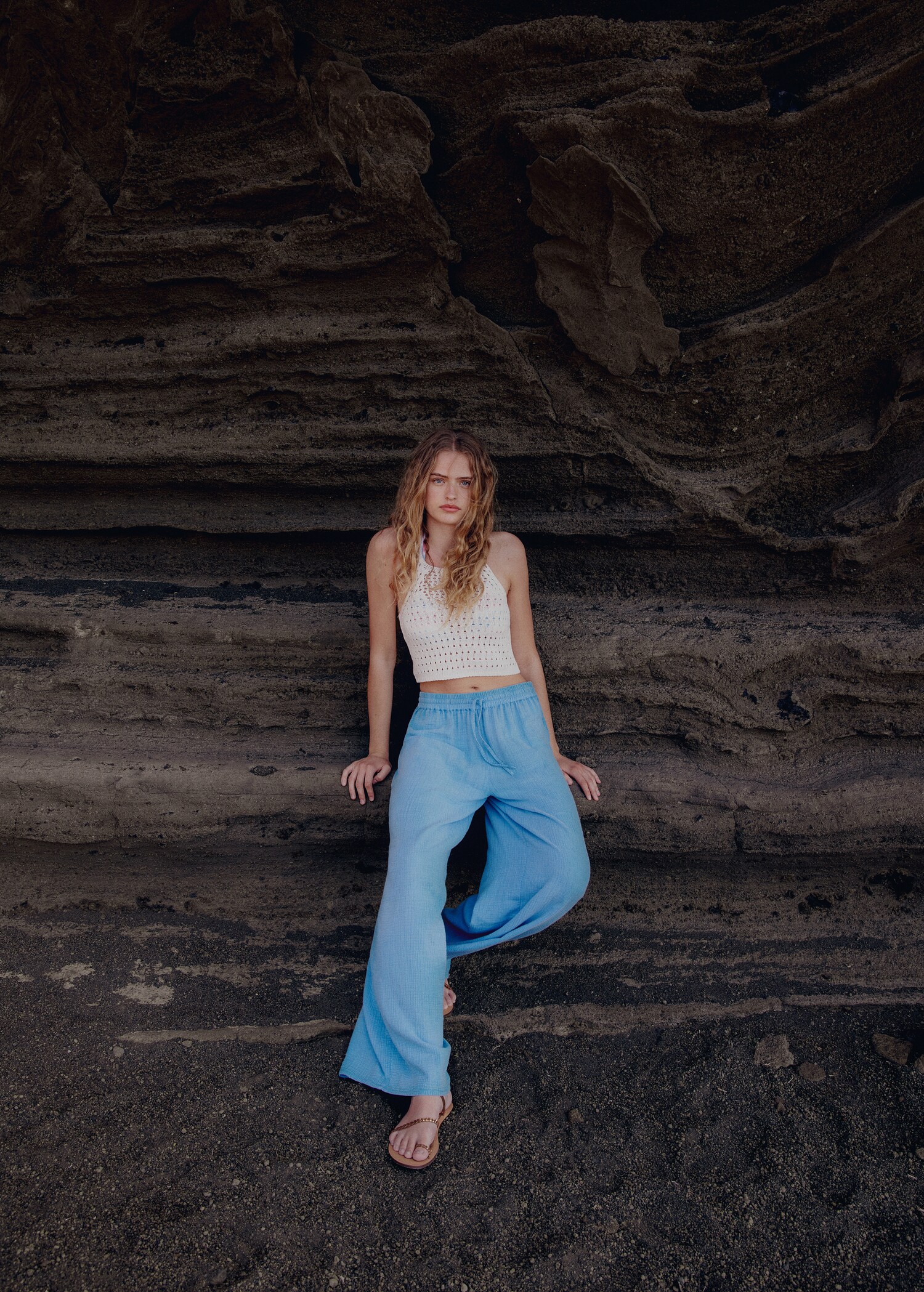 Pantalon palazzo coton - Détail de l'article 5