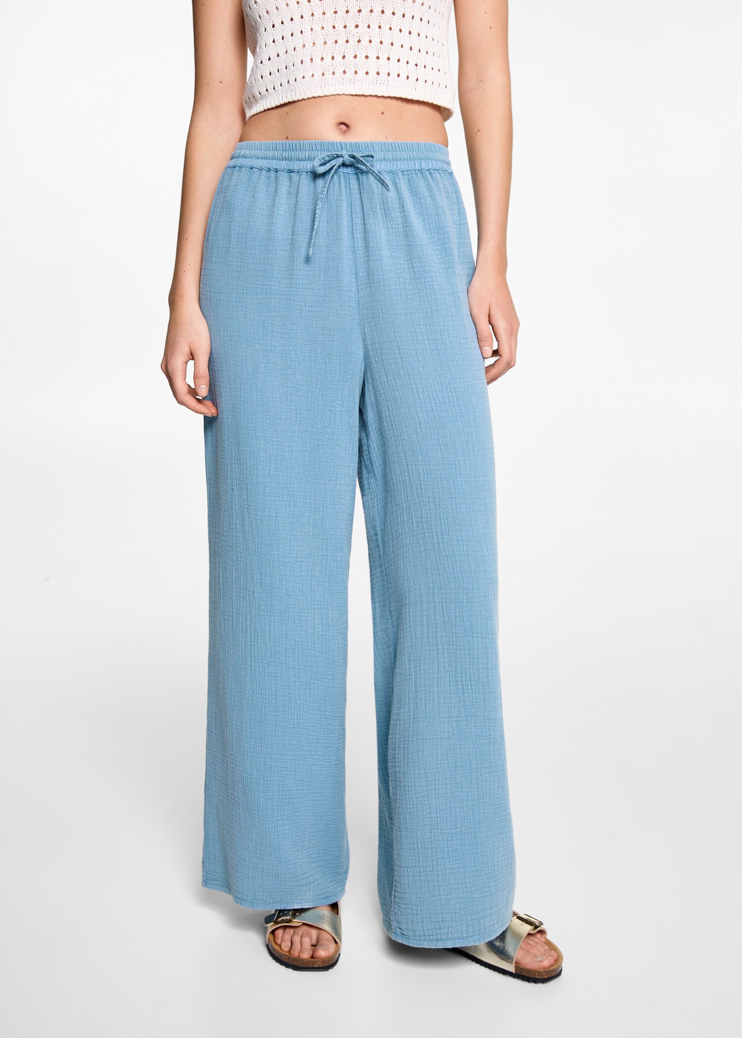 Pantalon palazzo coton - Détail de l'article 6