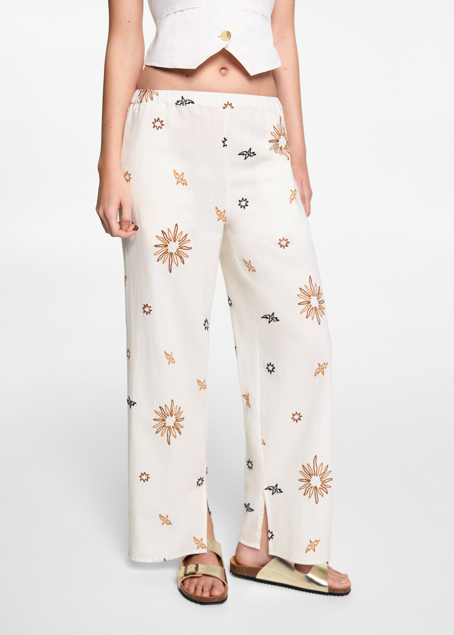 Sun-print trousers - Details of the article 1
