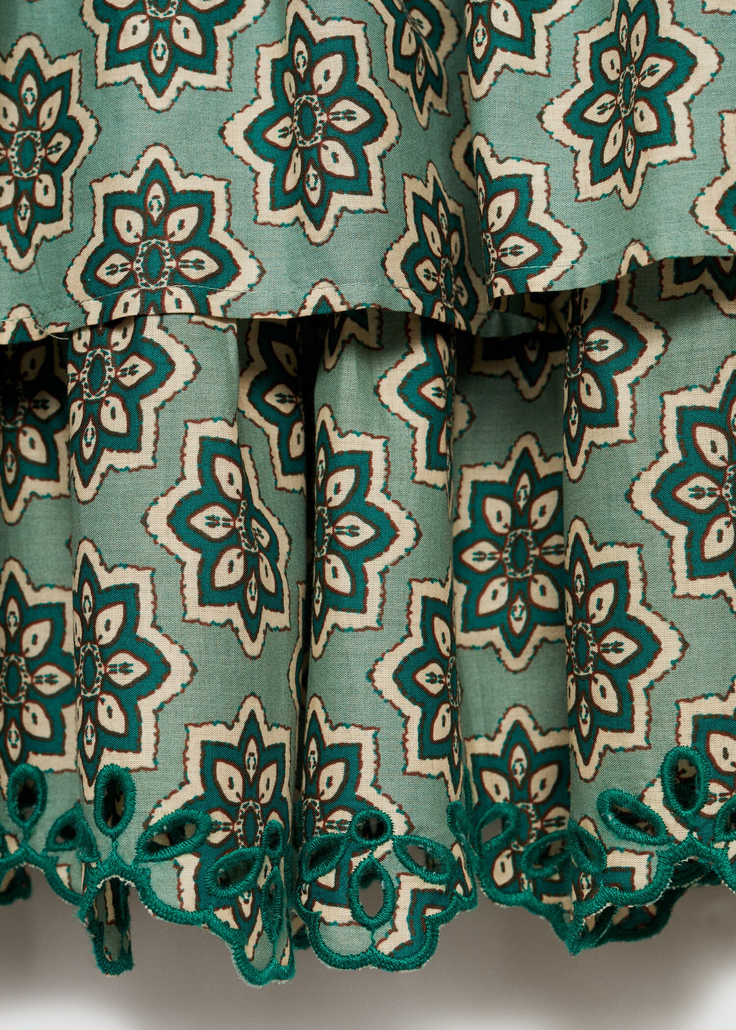 Ruffled printed dress - Details of the article 8