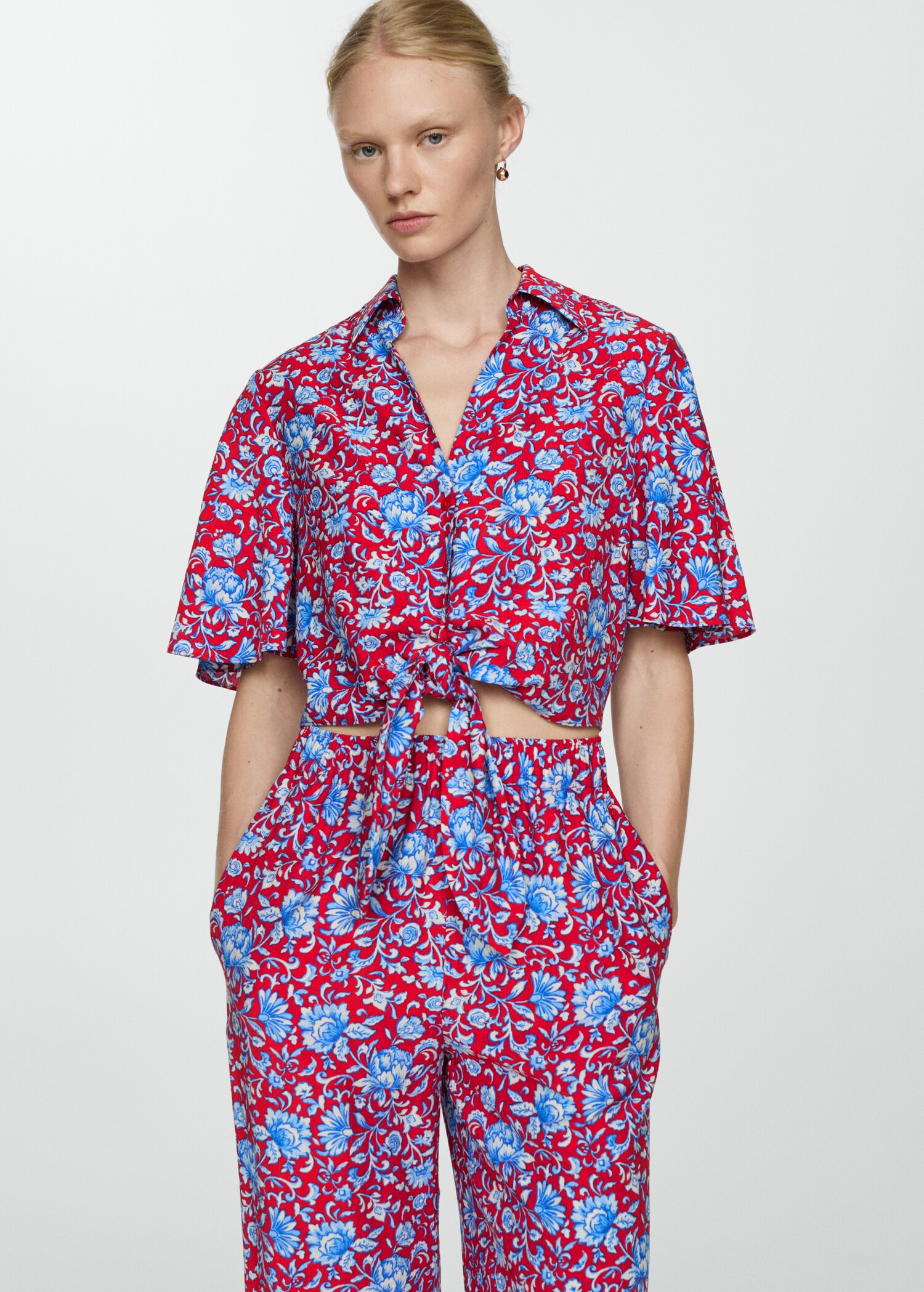 Culotte-Hose mit floralem Print - Detail des Artikels 1