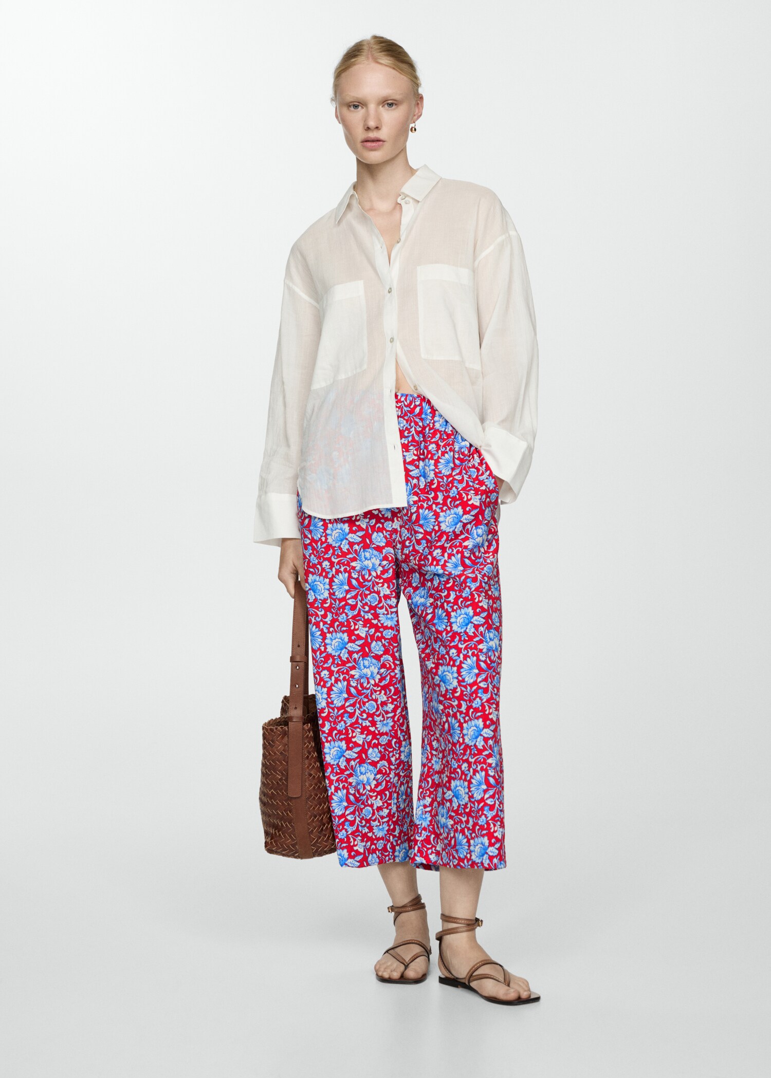 Culotte-Hose mit floralem Print - Detail des Artikels 6