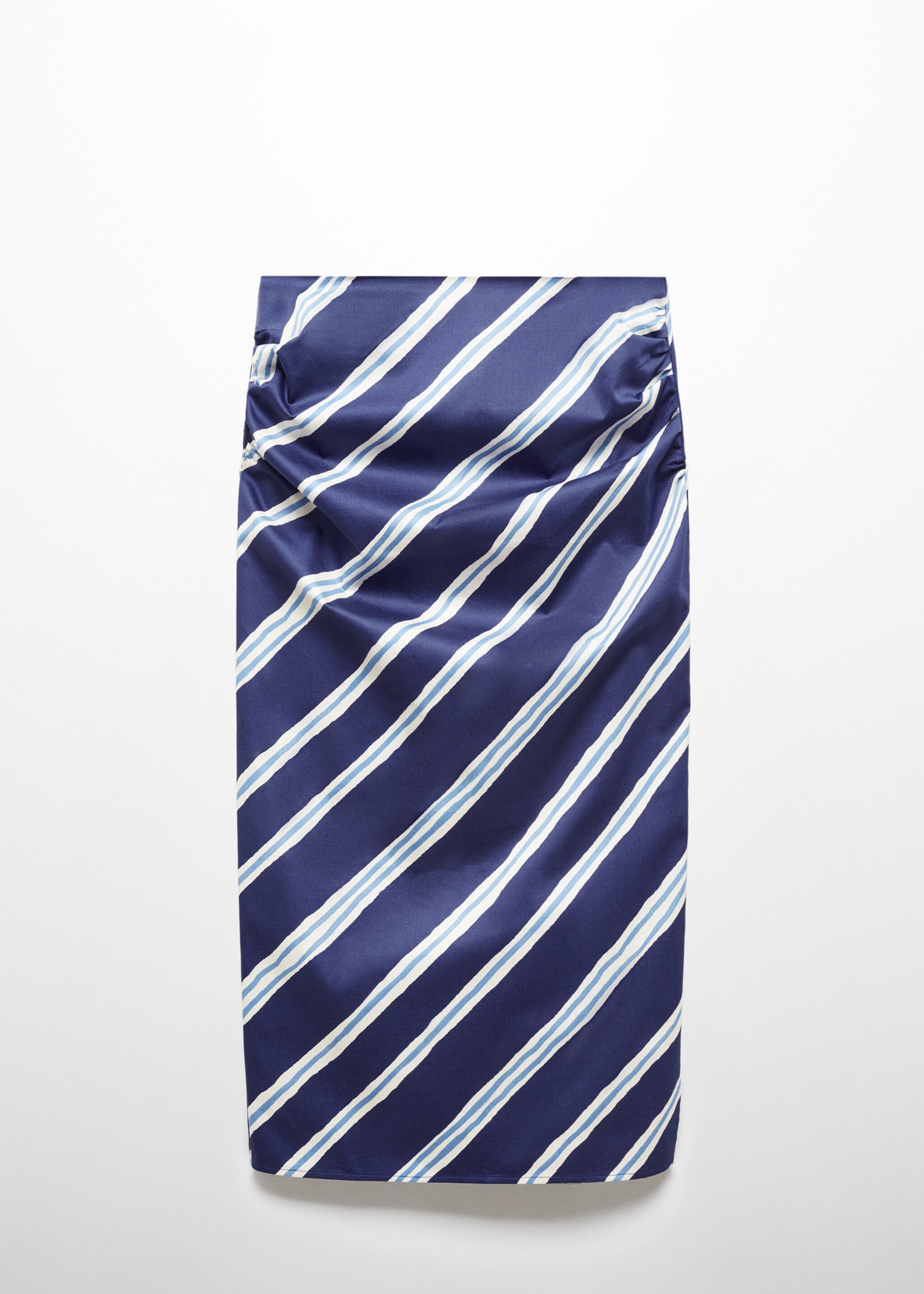 Slit striped skirt - Article without model