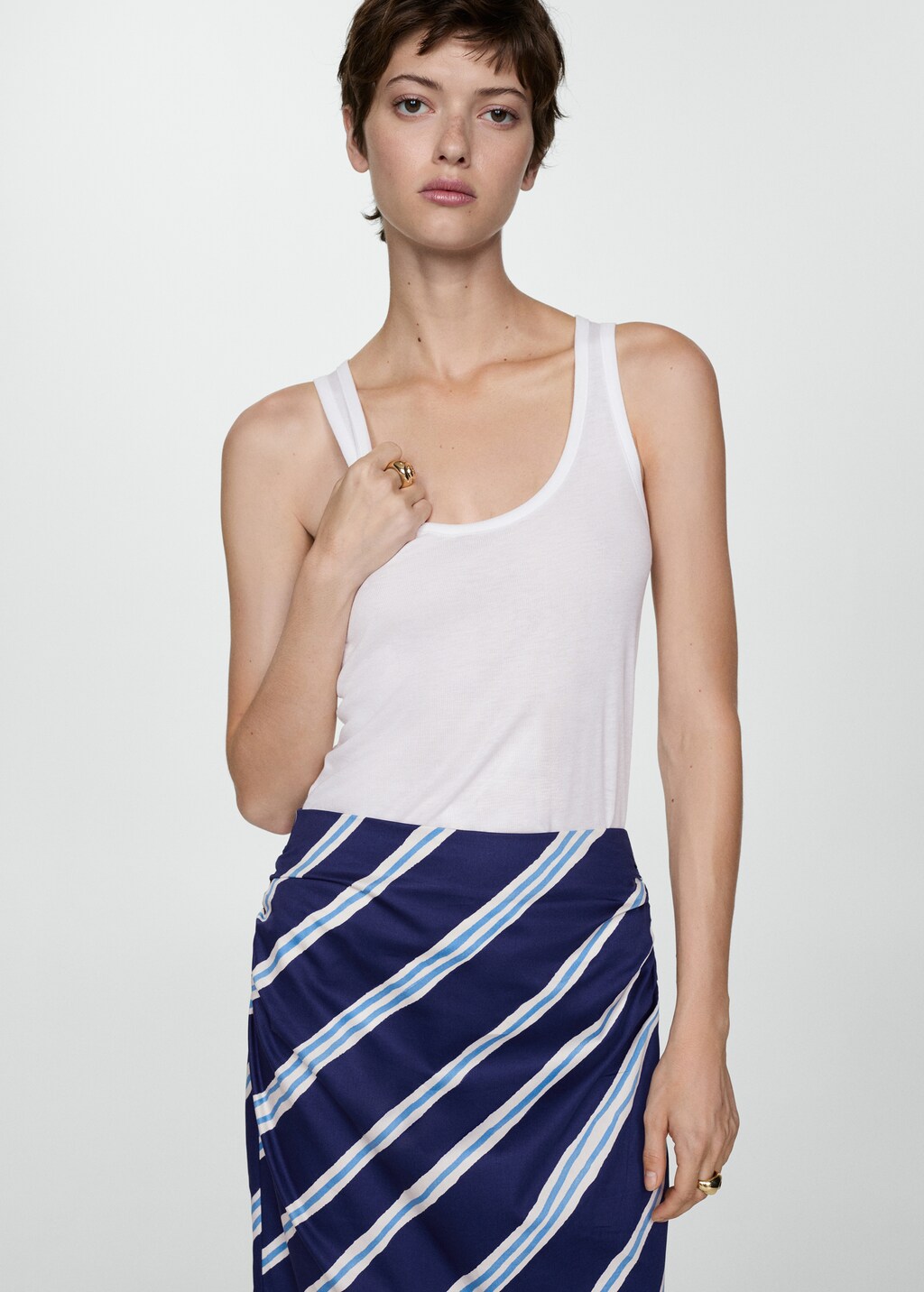 【U LAN】Ditto Slit Stripe Skirt Pants 67038643_55.jpg?ts=1718204644988