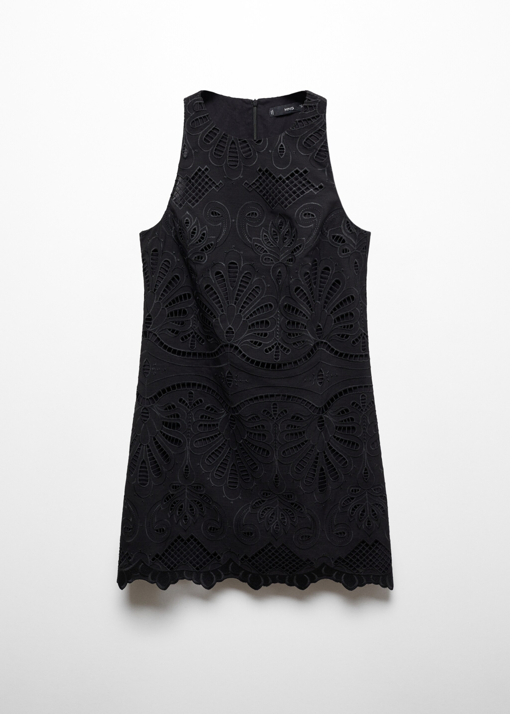 Kurzes Kleid mit Stickerei - Artikel ohne Model