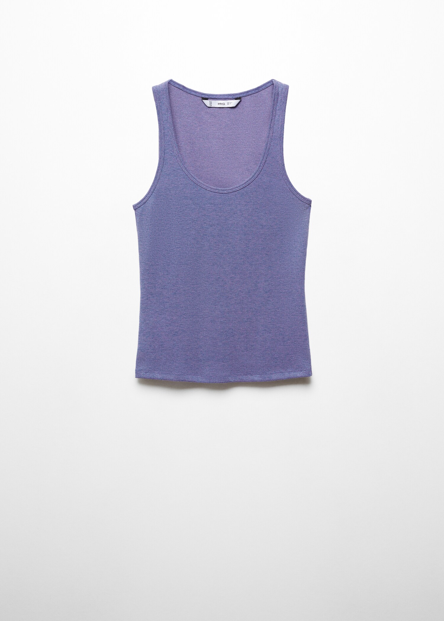 Strick-Top mit Lurex - Artikel ohne Model