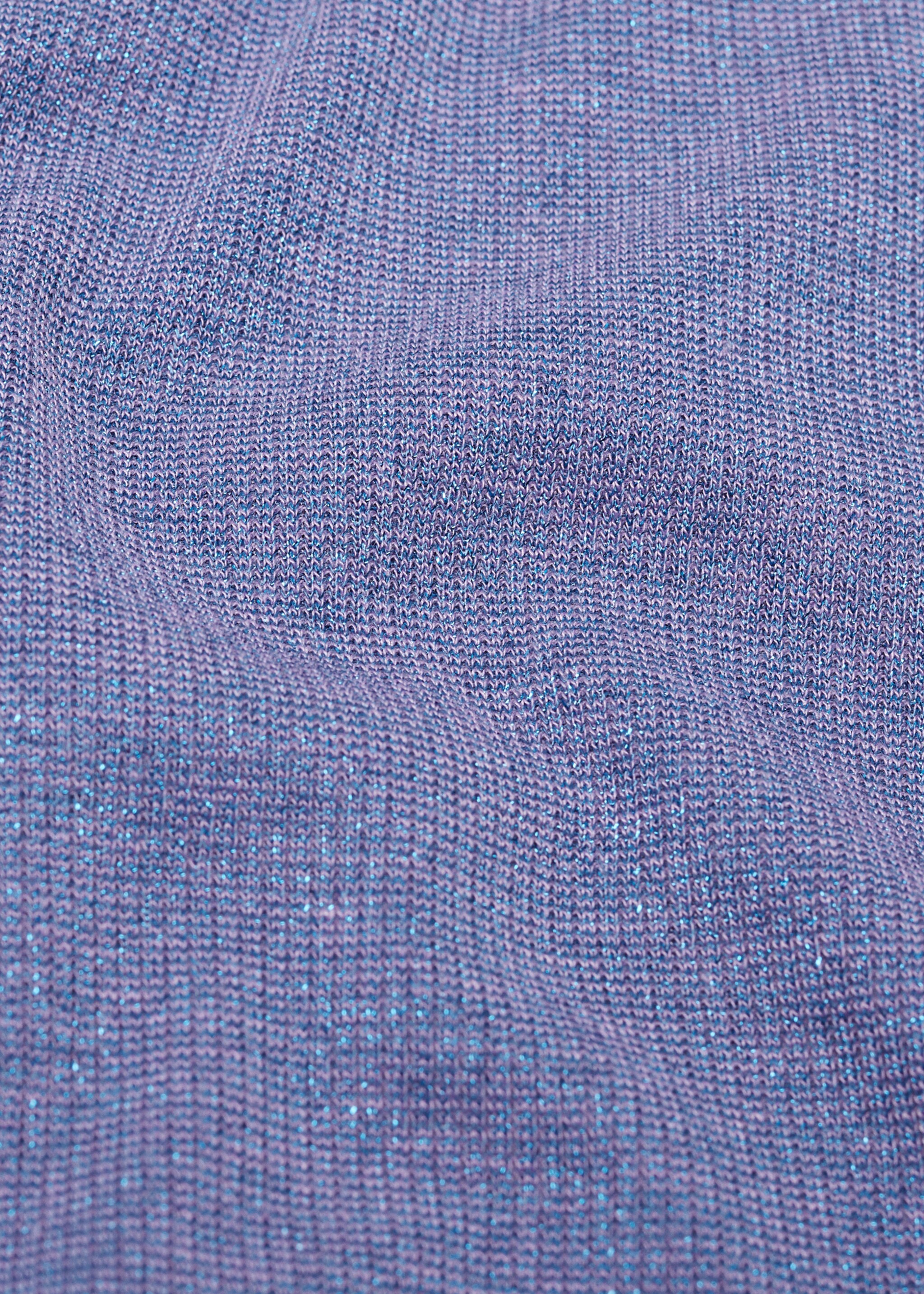 Strick-Top mit Lurex - Detail des Artikels 8, Blau. Ref: 67038648-00.
