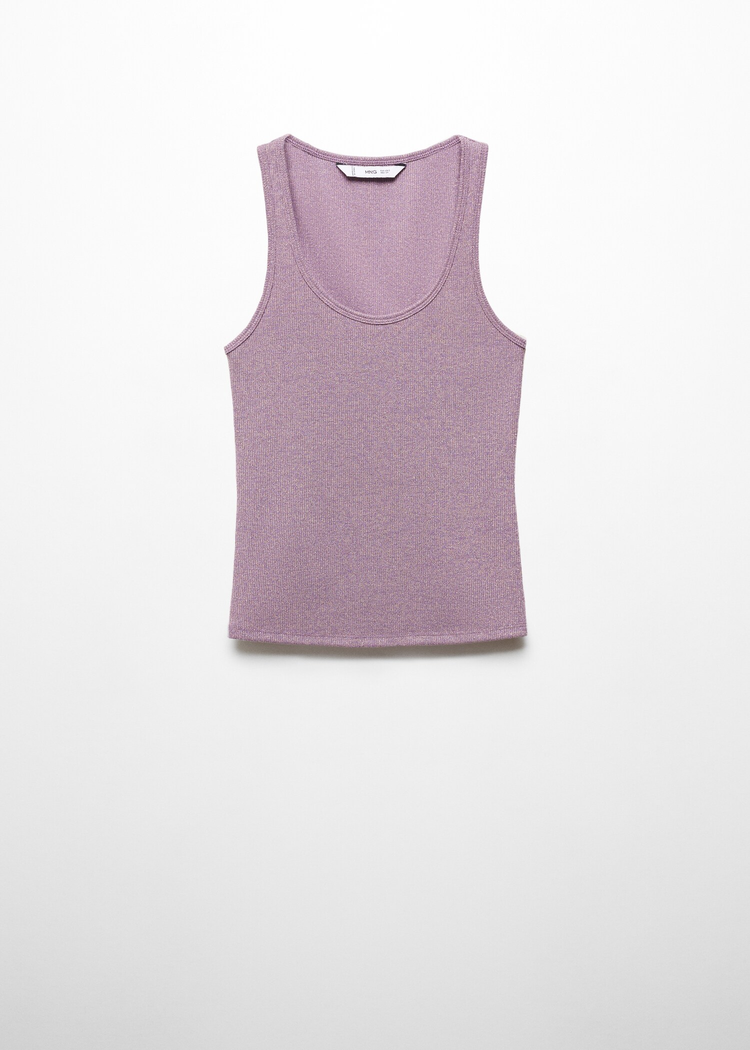 Strick-Top mit Lurex - Artikel ohne Model
