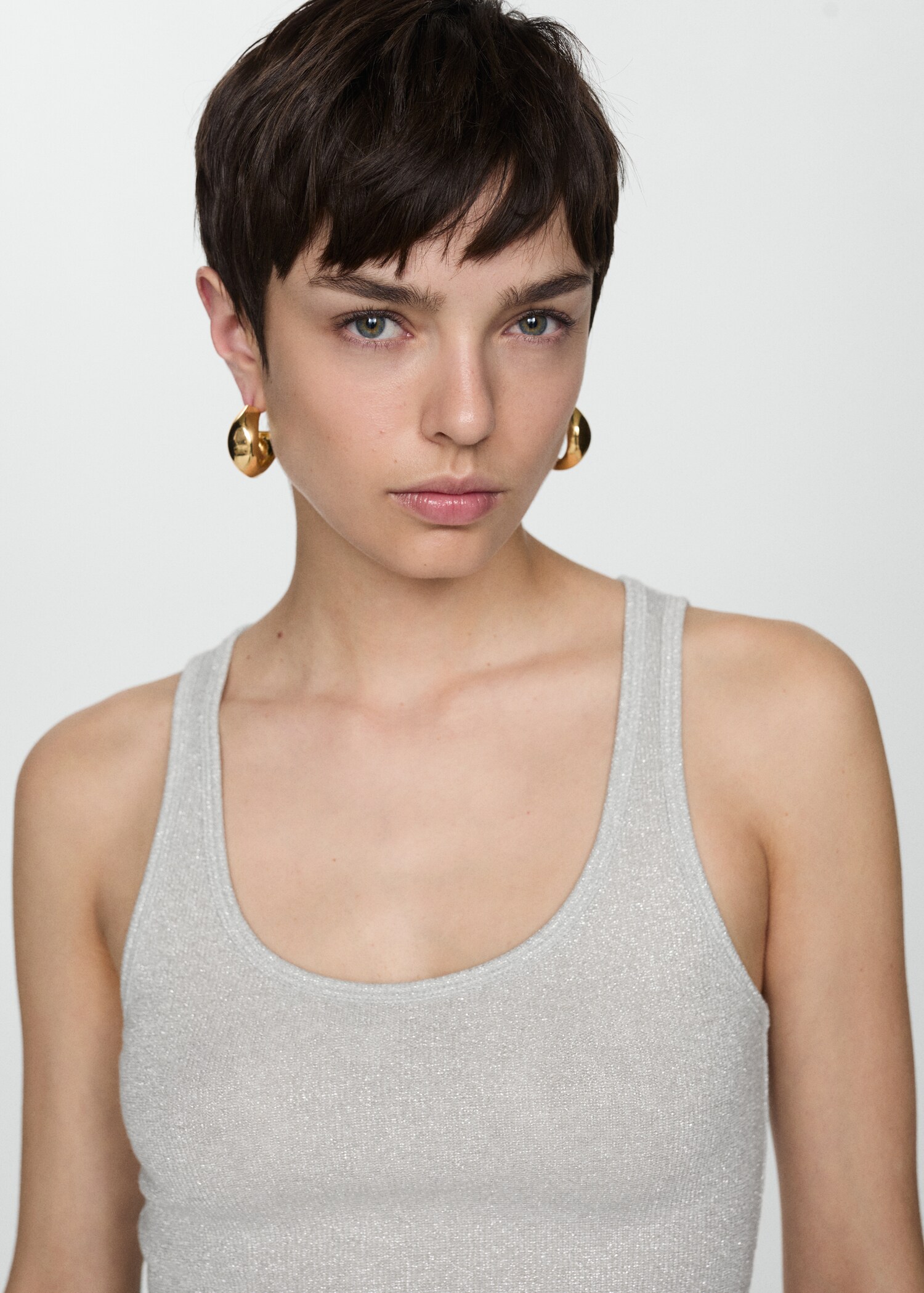 Strick-Top mit Lurex - Detail des Artikels 1