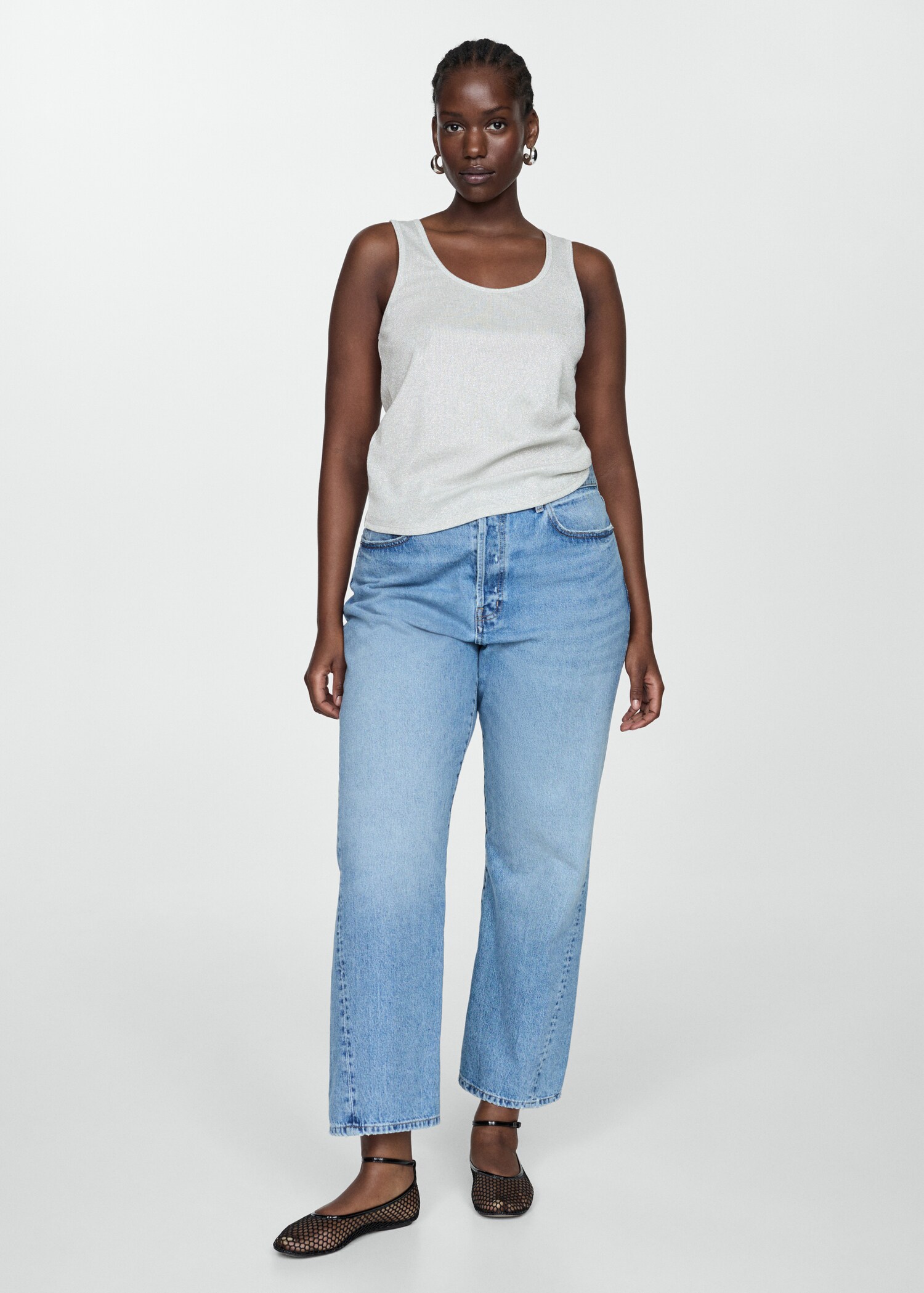 Strick-Top mit Lurex - Detail des Artikels 3