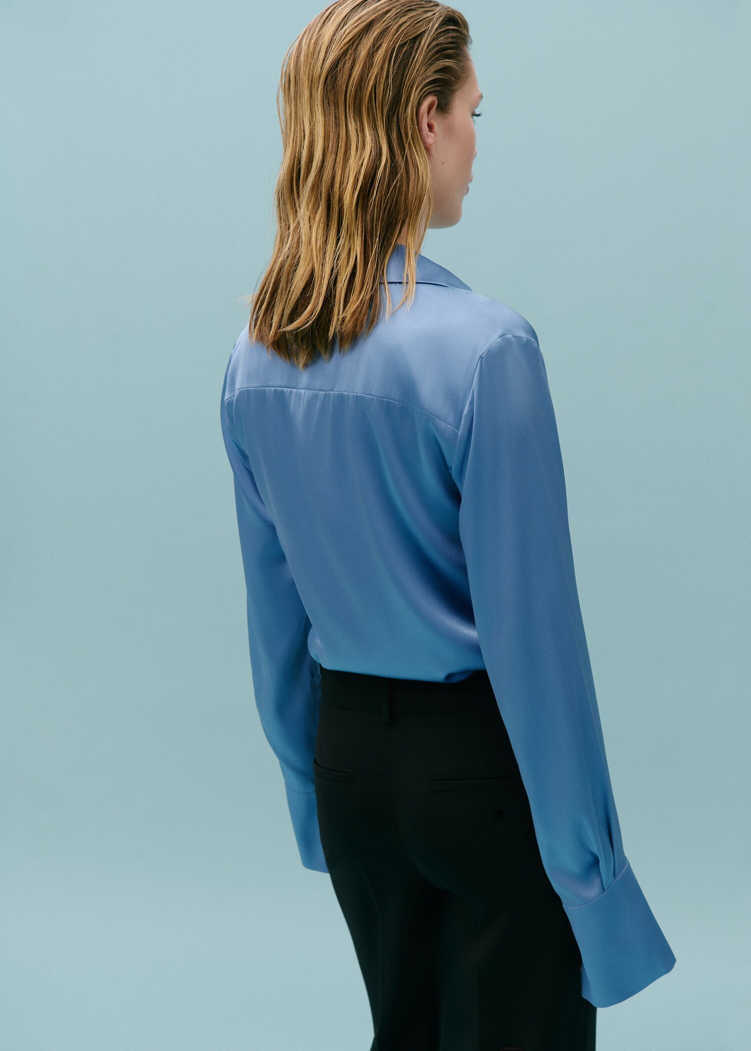 Chemise soie satinée - Verso de l’article