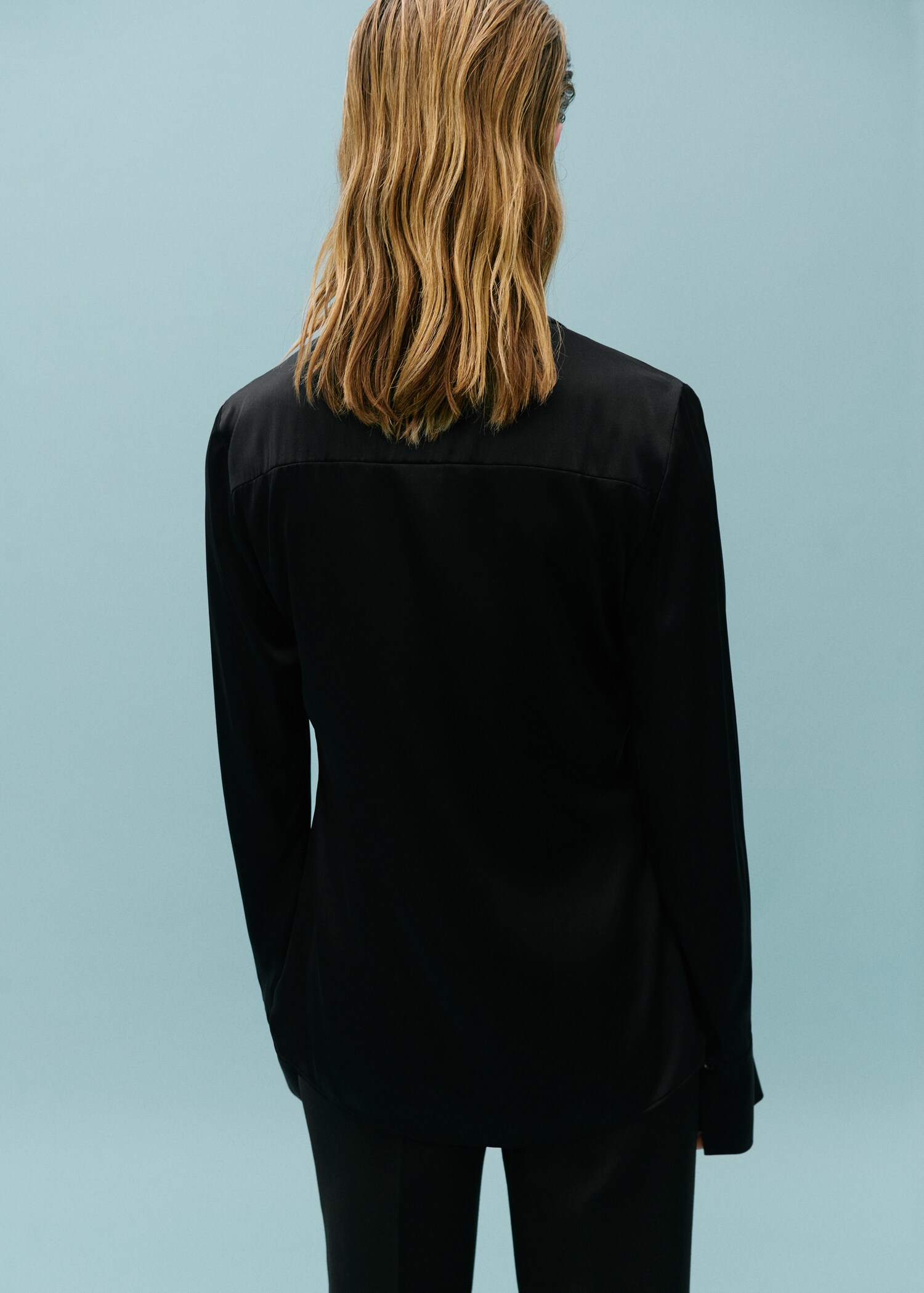 Chemise soie satinée - Verso de l’article