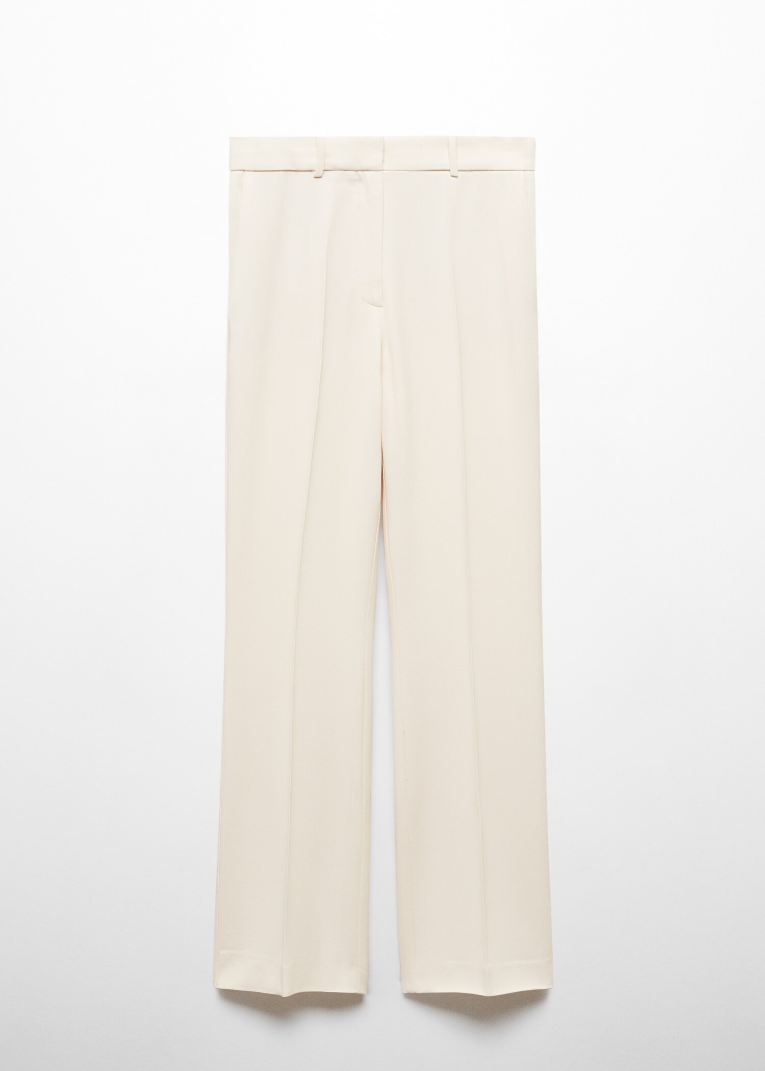 Straight mid-rise trousers - Article without model