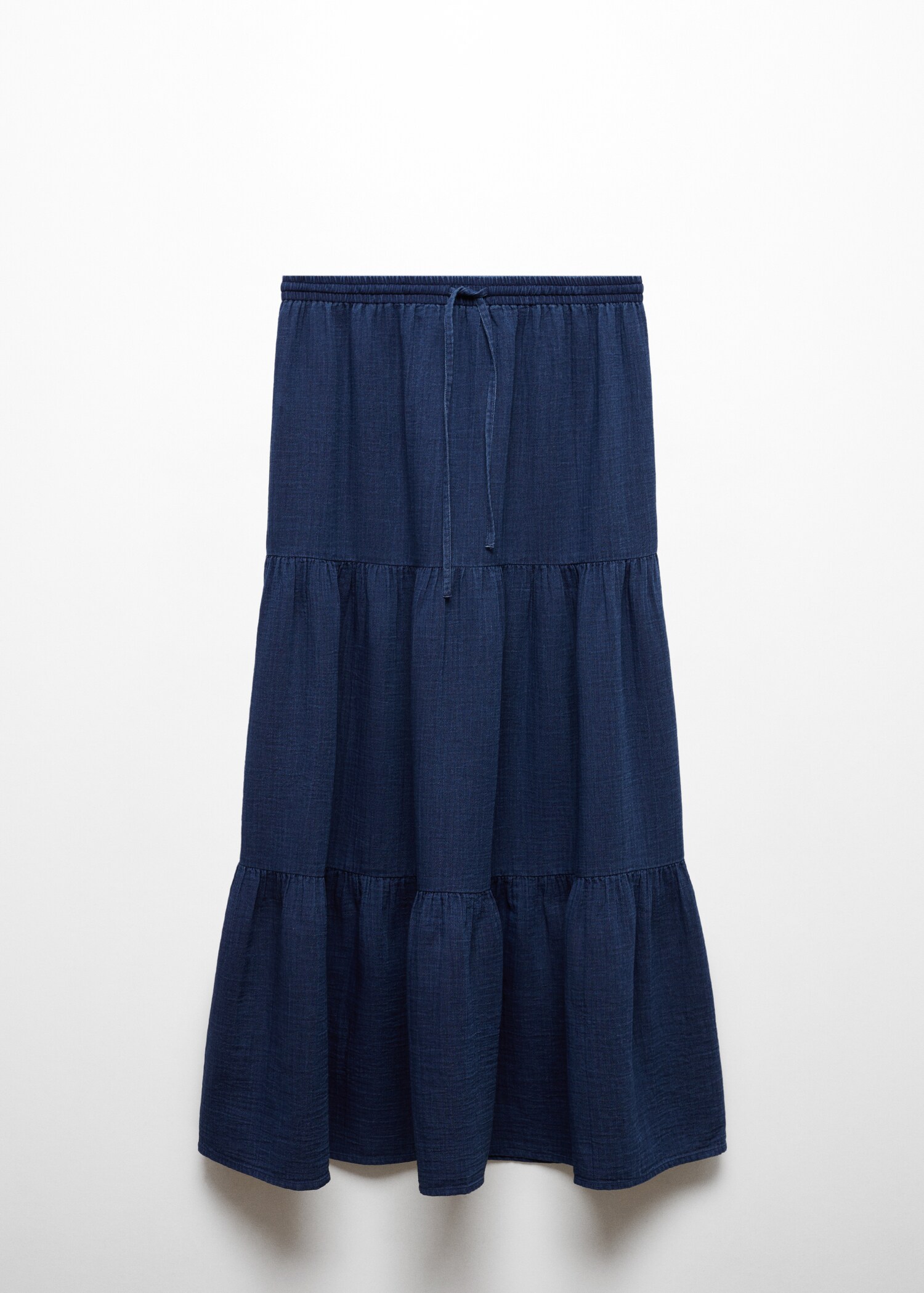 Long cotton flared skirt - Article without model