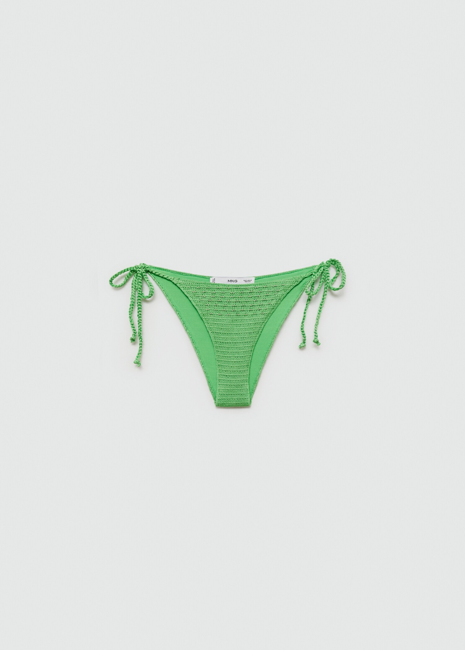 Perlenverzierter Bikini-Slip aus Häkelstoff - Artikel ohne Model