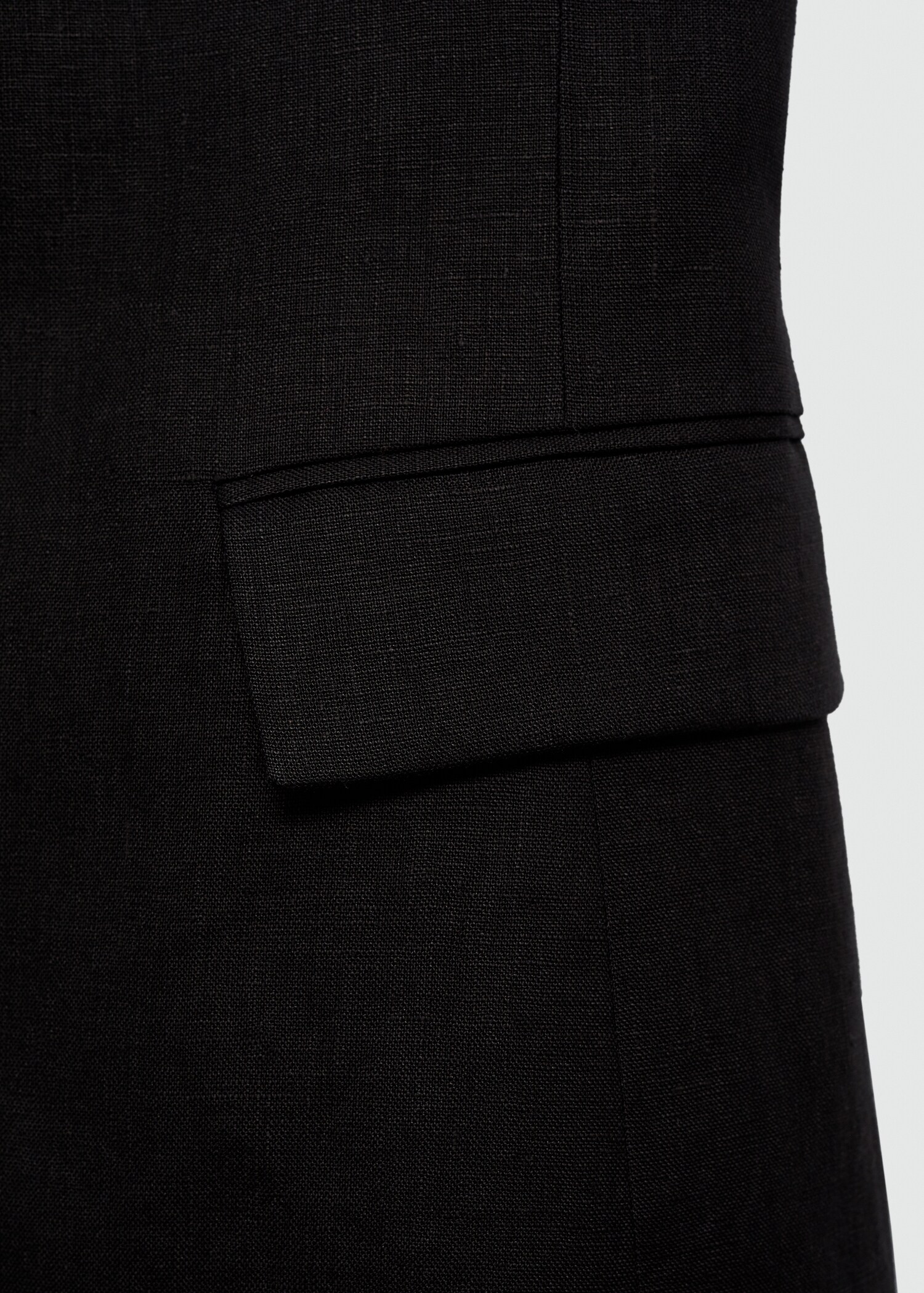 Gilet lin emmanchures américaines - Détail de l'article 0