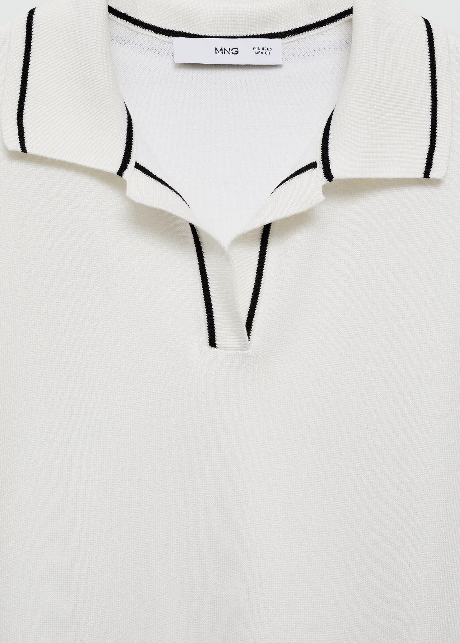 Top maille col polo - Détail de l'article 8