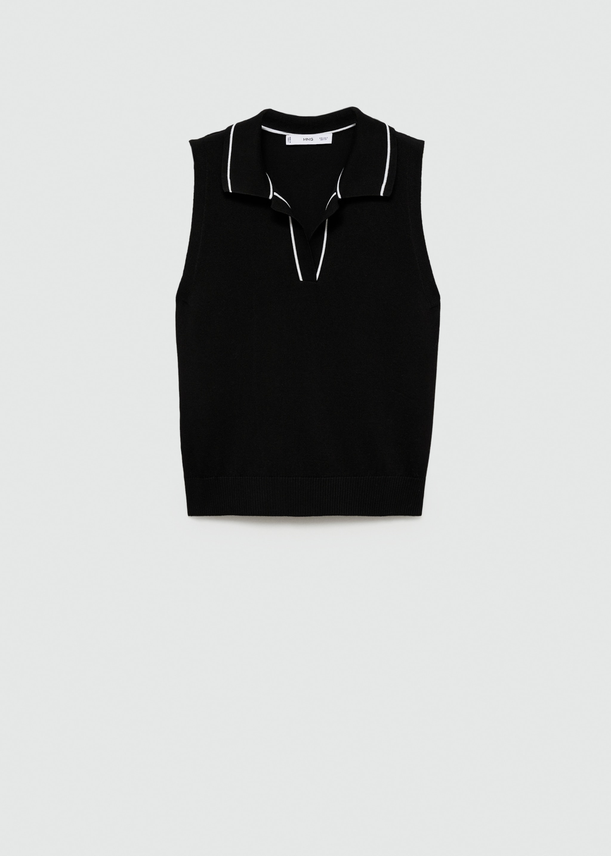 Top maille col polo - Article sans modèle