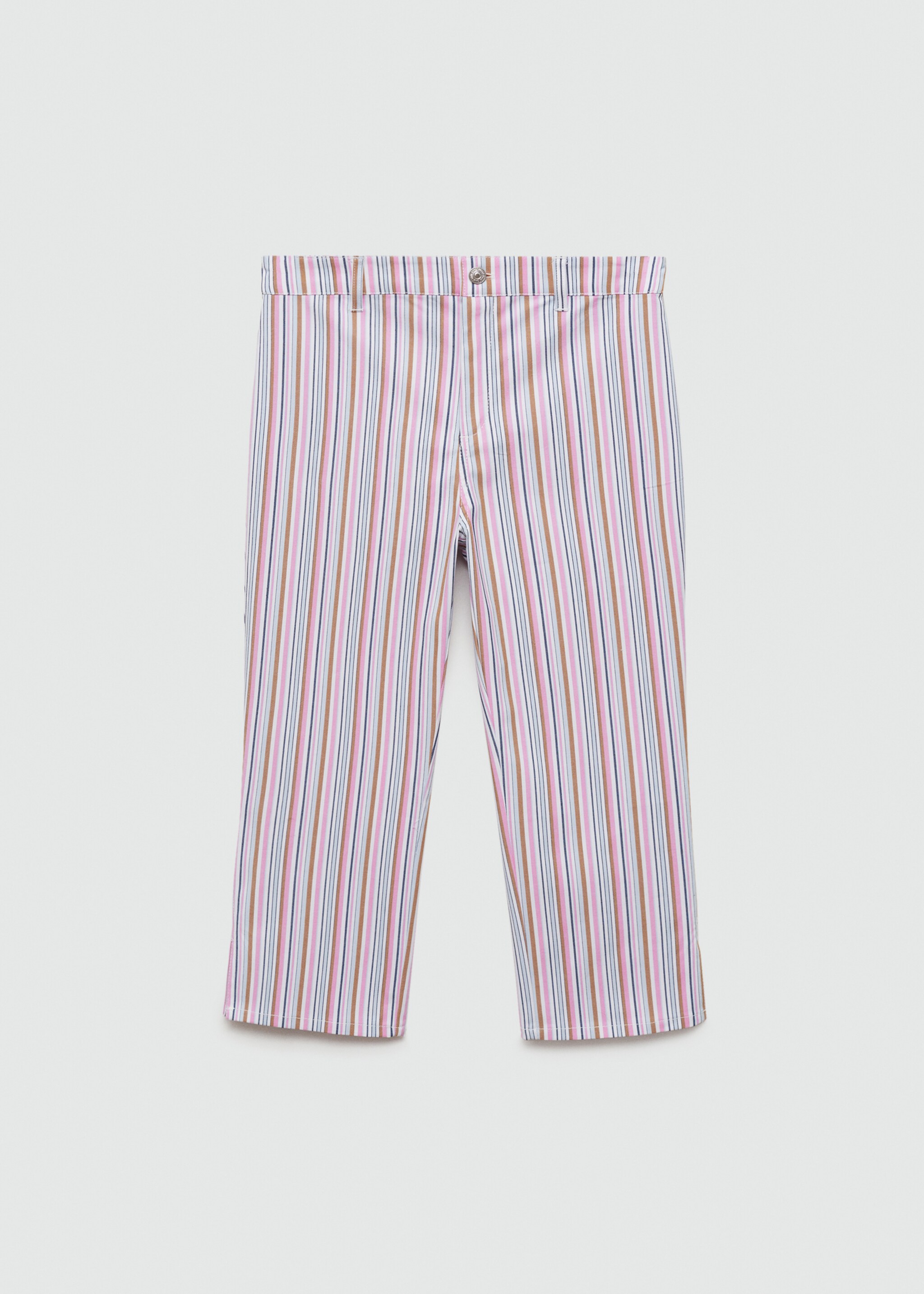 Striped capri jeans - Article without model
