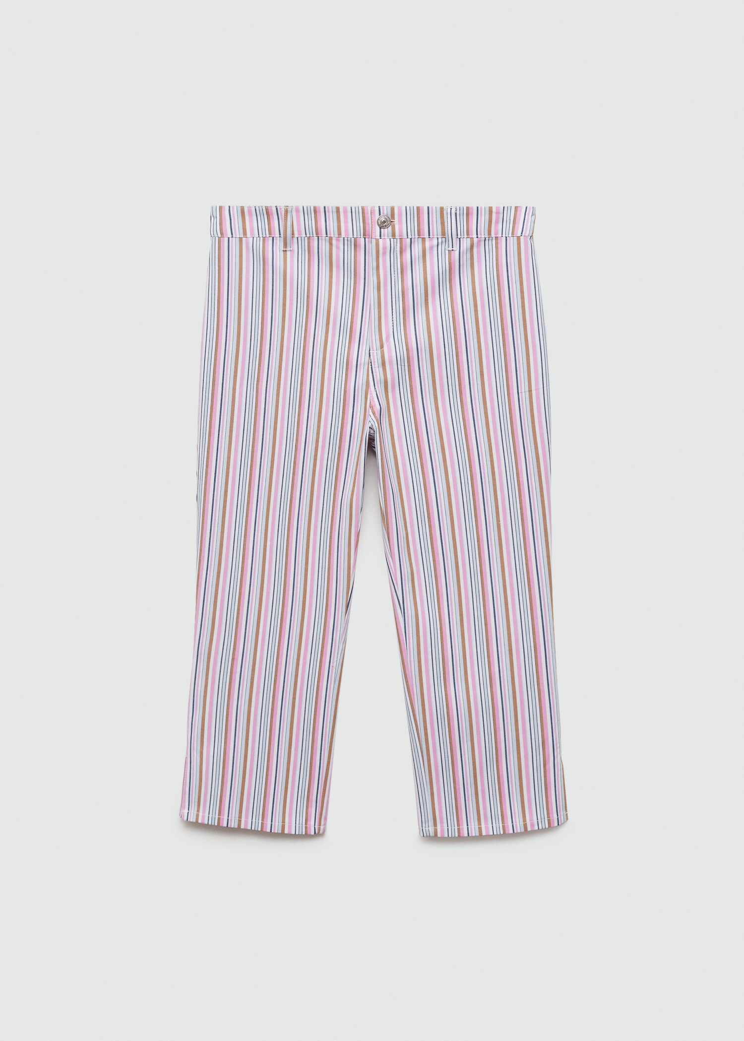 Randiga capri-jeans - Artikel utan modell